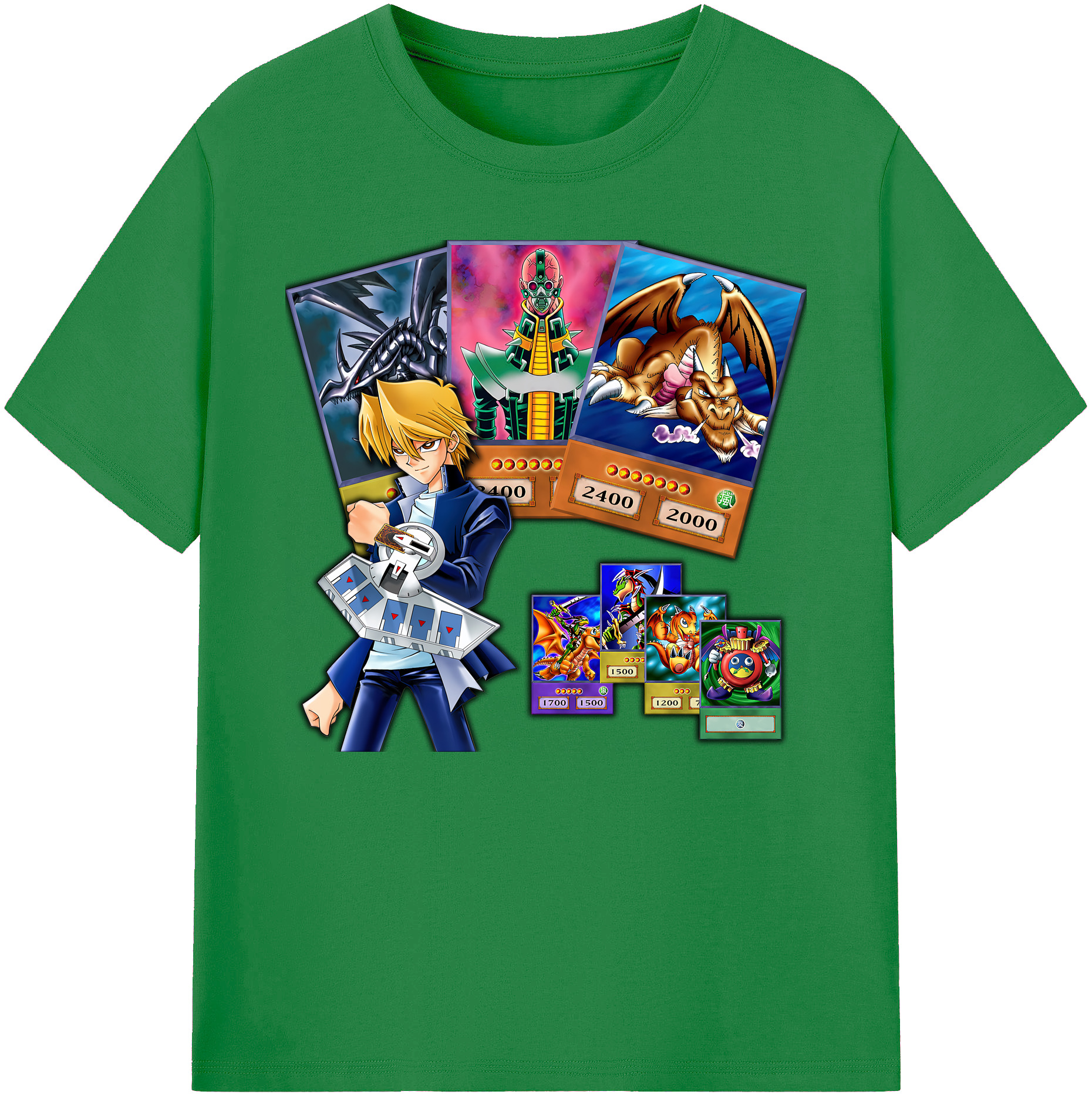 （画像用） 遊☆戯☆王 Yu-Gi-Oh! 綿100％ メンズ半袖Tシャツ｜肌触りやわらか＆通気性