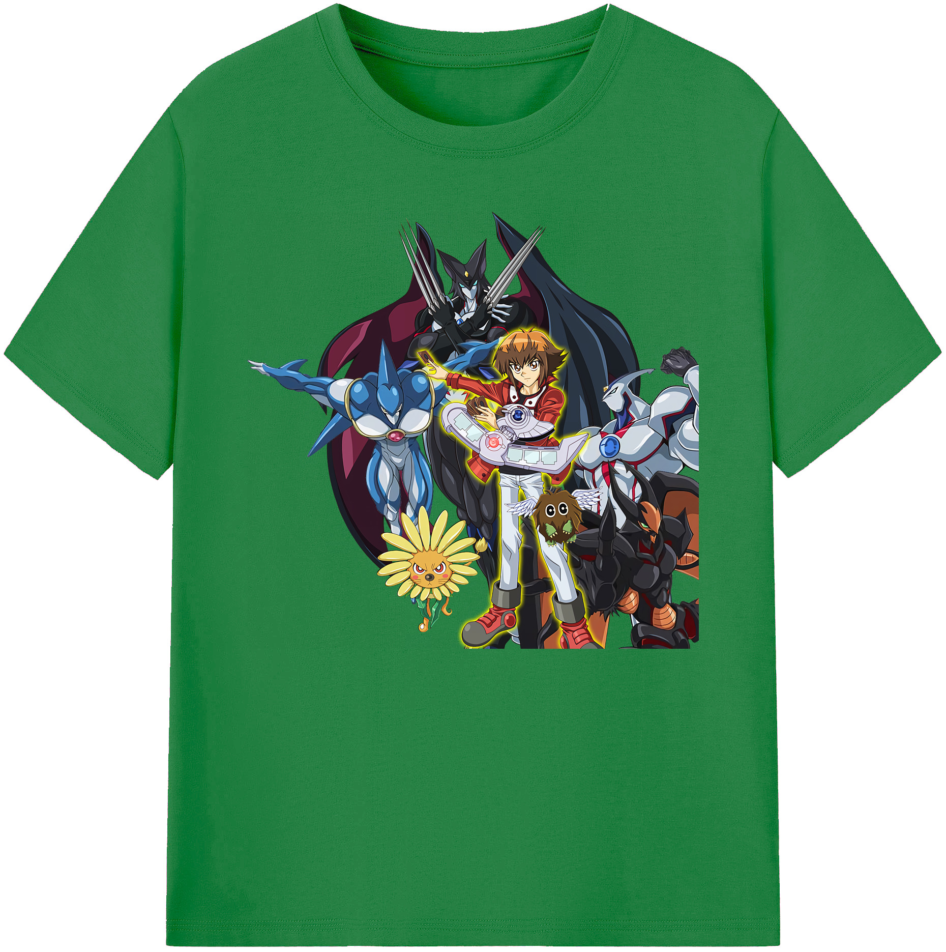 （画像用） 遊☆戯☆王 Yu-Gi-Oh! 綿100％ メンズ半袖Tシャツ｜肌触りやわらか＆通気性