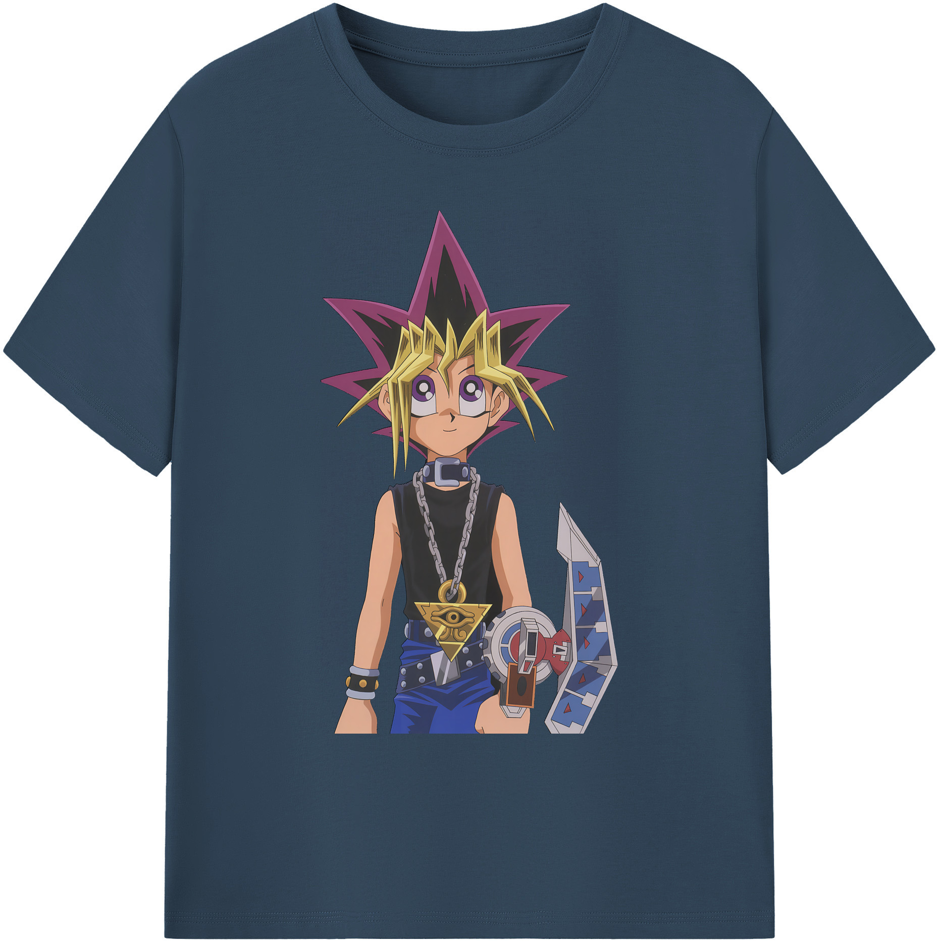 （画像用） 遊☆戯☆王 Yu-Gi-Oh! 綿100％ メンズ半袖Tシャツ｜肌触りやわらか＆通気性