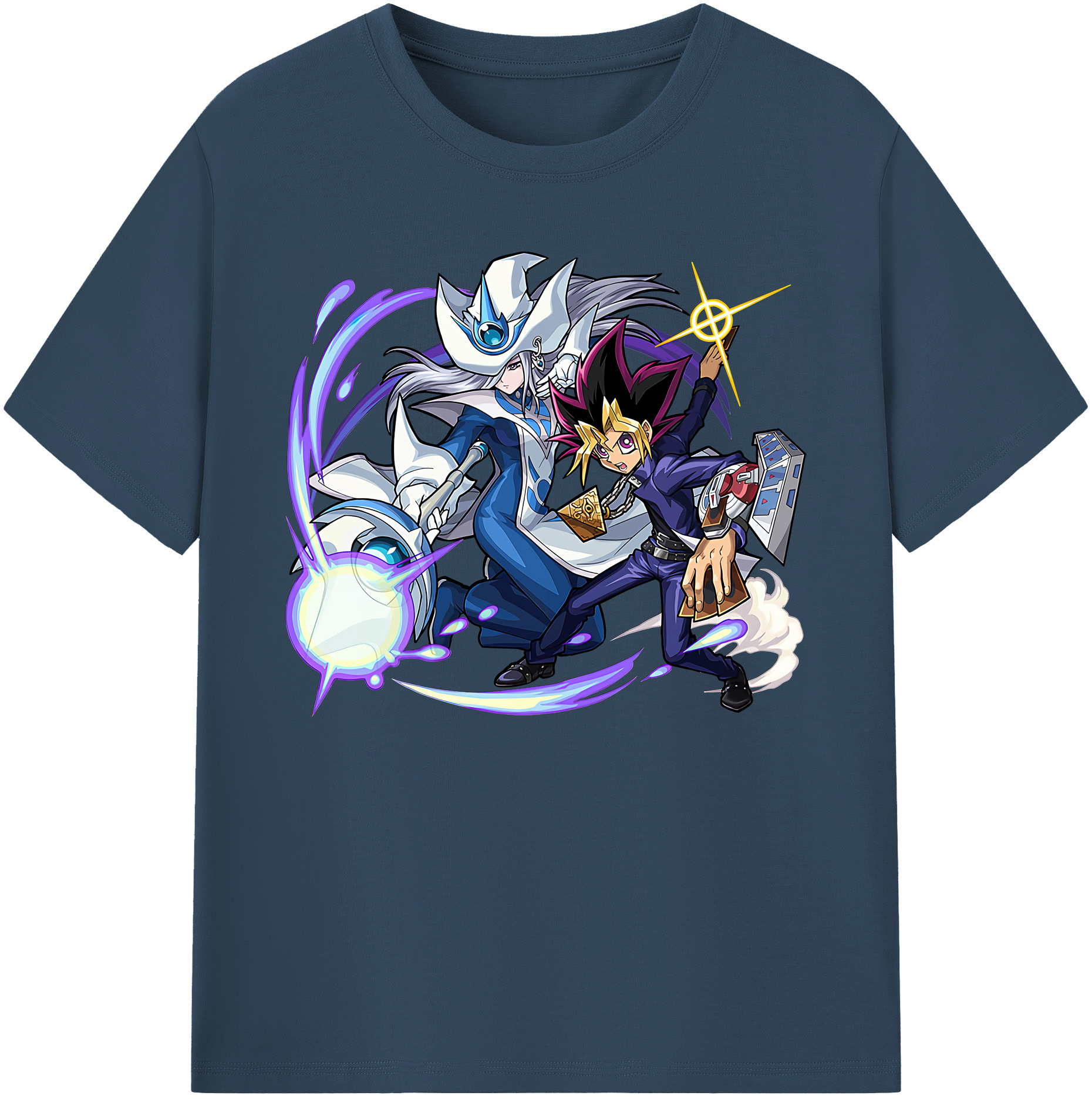 （画像用） 遊☆戯☆王 Yu-Gi-Oh! 綿100％ メンズ半袖Tシャツ｜肌触りやわらか＆通気性