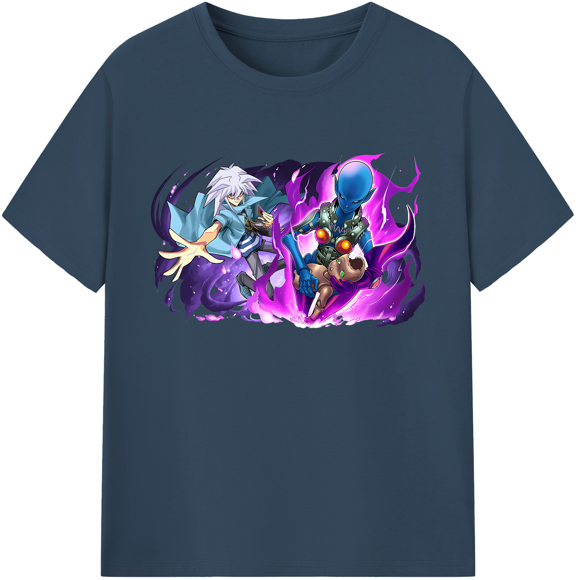 （画像用） 遊☆戯☆王 Yu-Gi-Oh! 綿100％ メンズ半袖Tシャツ｜肌触りやわらか＆通気性