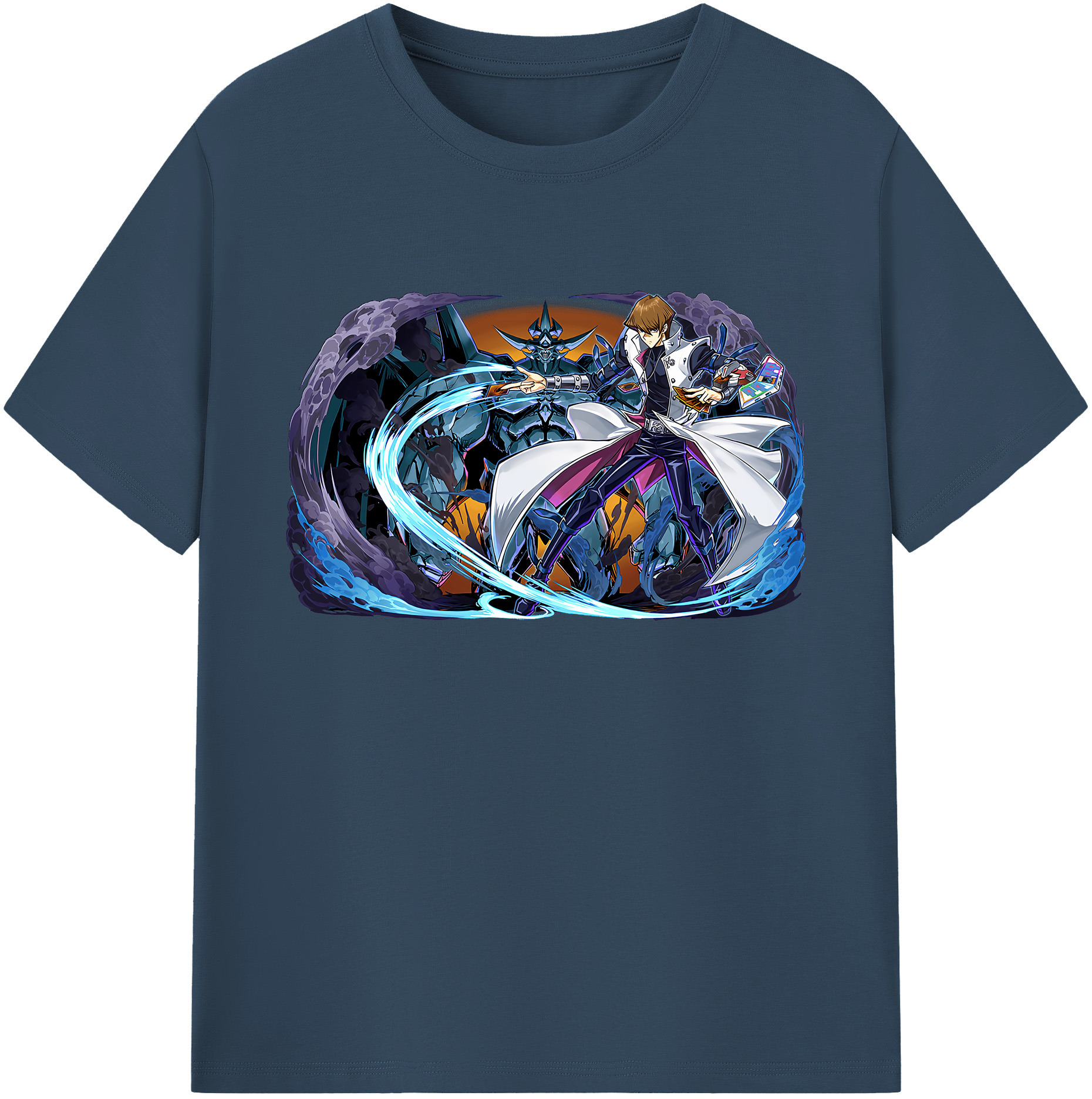 （画像用） 遊☆戯☆王 Yu-Gi-Oh! 綿100％ メンズ半袖Tシャツ｜肌触りやわらか＆通気性