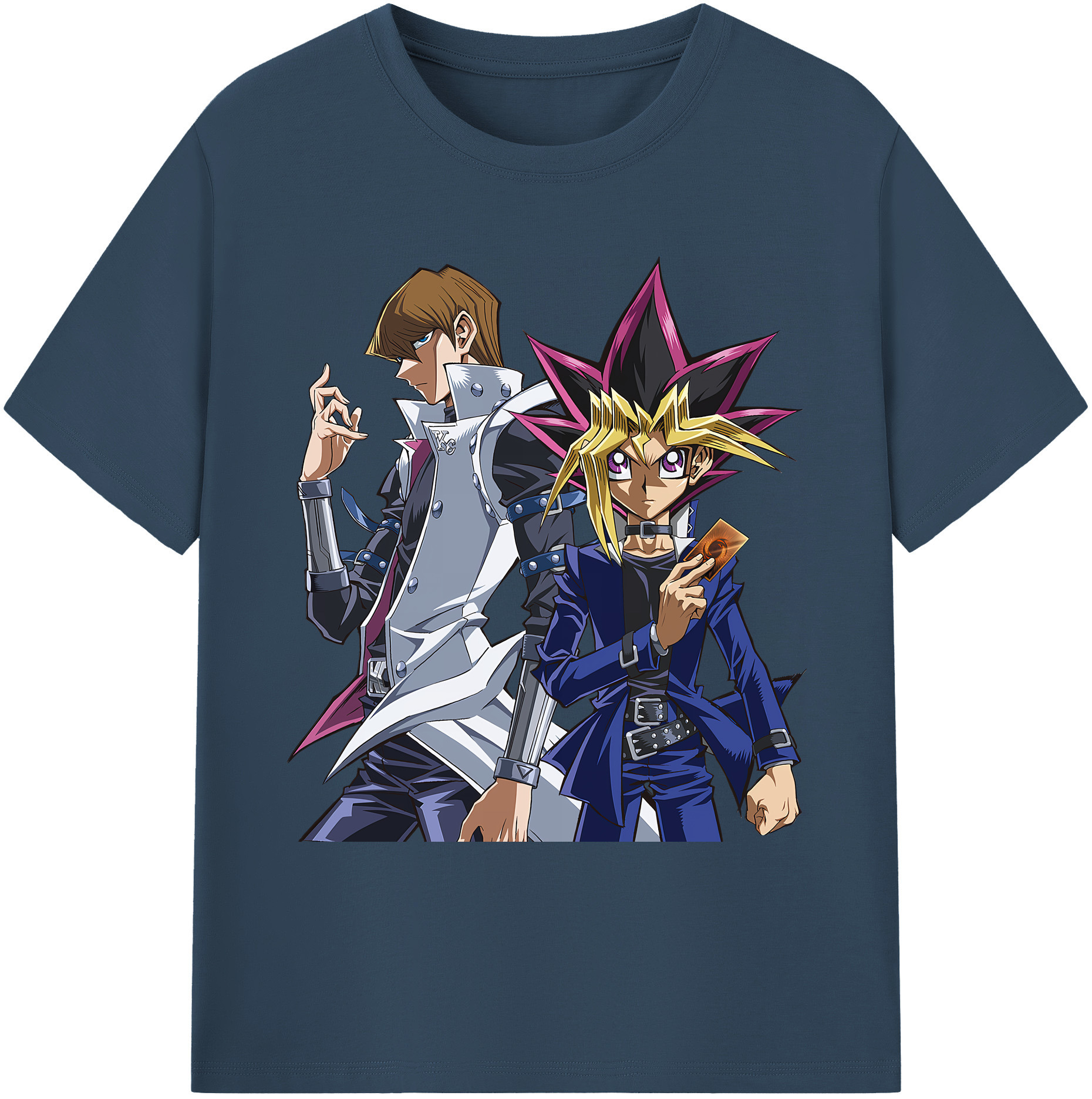 （画像用） 遊☆戯☆王 Yu-Gi-Oh! 綿100％ メンズ半袖Tシャツ｜肌触りやわらか＆通気性