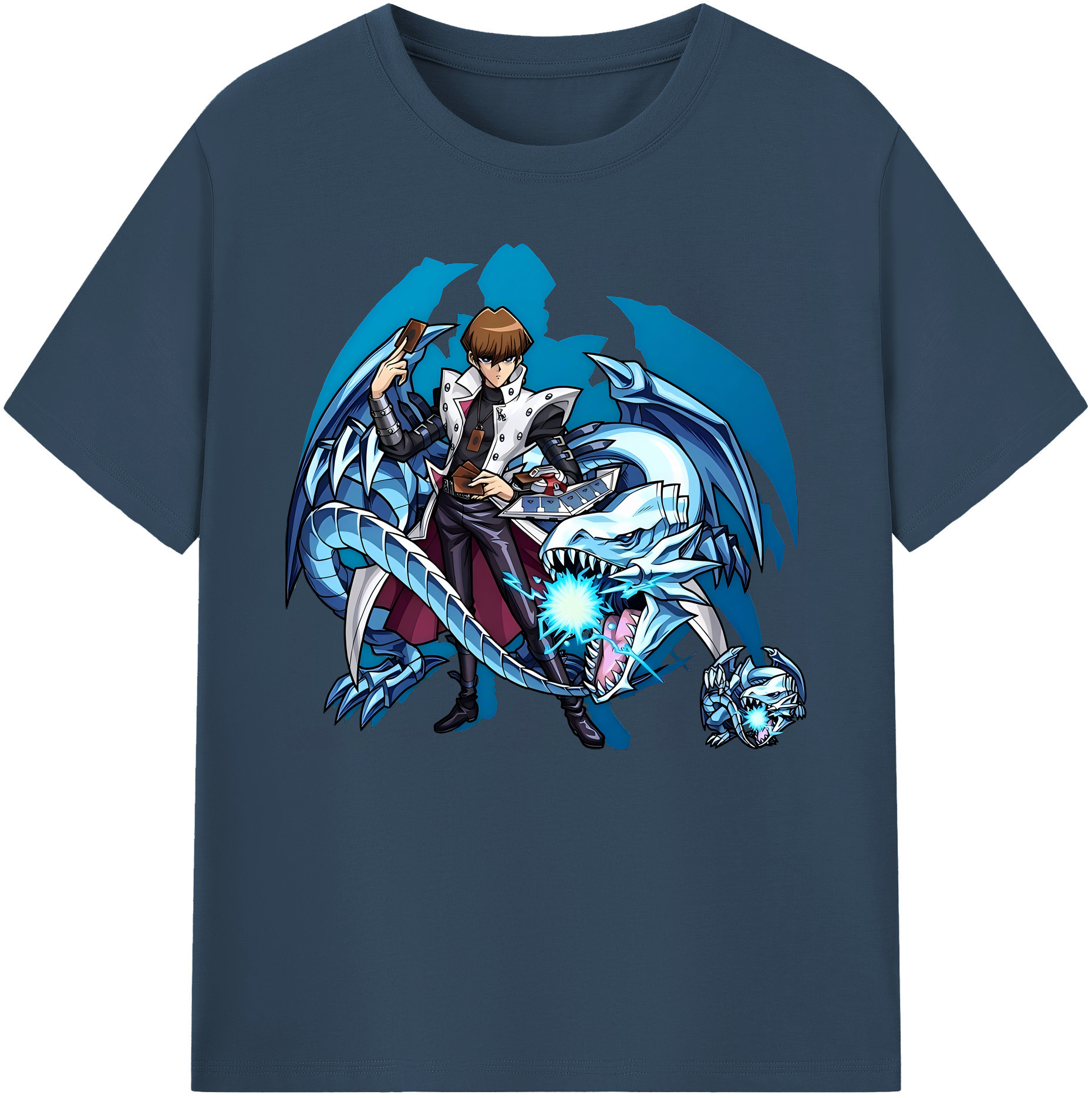 （画像用） 遊☆戯☆王 Yu-Gi-Oh! 綿100％ メンズ半袖Tシャツ｜肌触りやわらか＆通気性