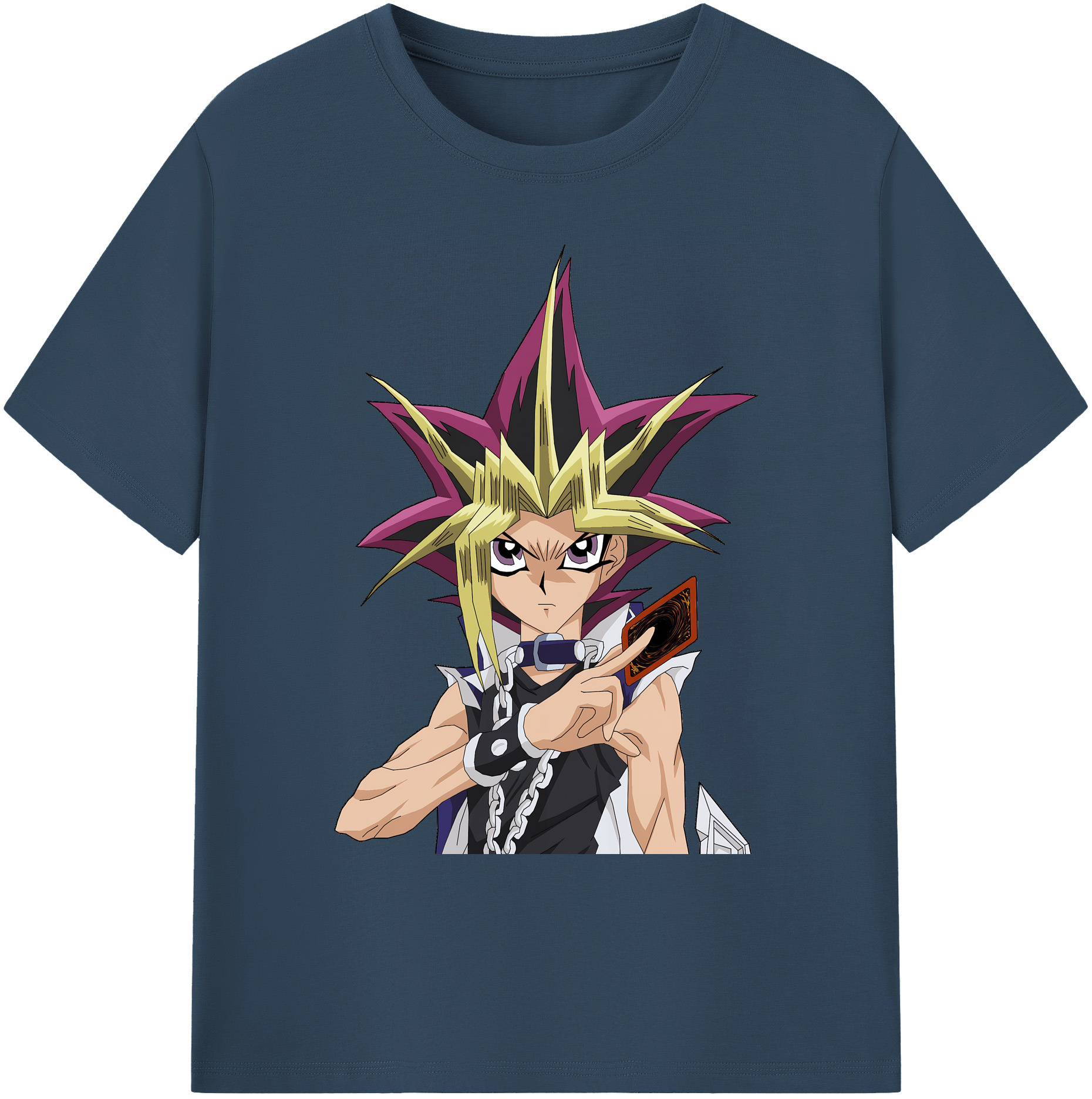 （画像用） 遊☆戯☆王 Yu-Gi-Oh! 綿100％ メンズ半袖Tシャツ｜肌触りやわらか＆通気性