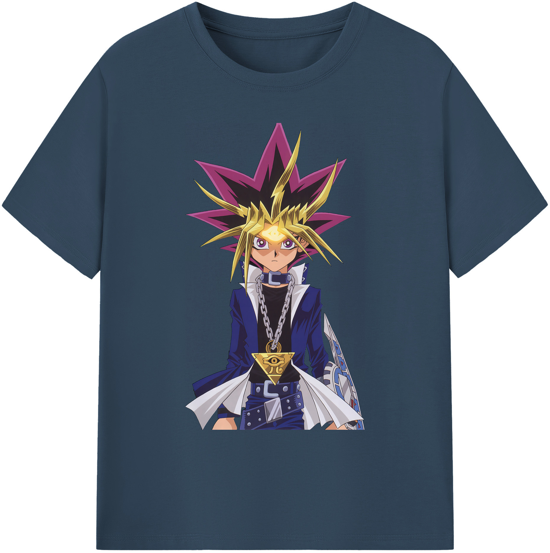 （画像用） 遊☆戯☆王 Yu-Gi-Oh! 綿100％ メンズ半袖Tシャツ｜肌触りやわらか＆通気性
