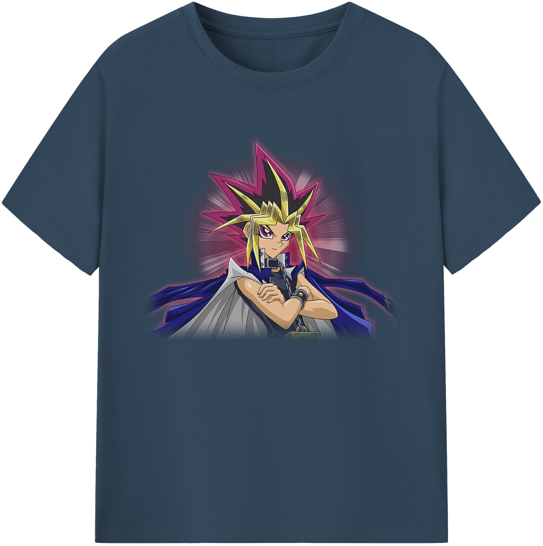 （画像用） 遊☆戯☆王 Yu-Gi-Oh! 綿100％ メンズ半袖Tシャツ｜肌触りやわらか＆通気性