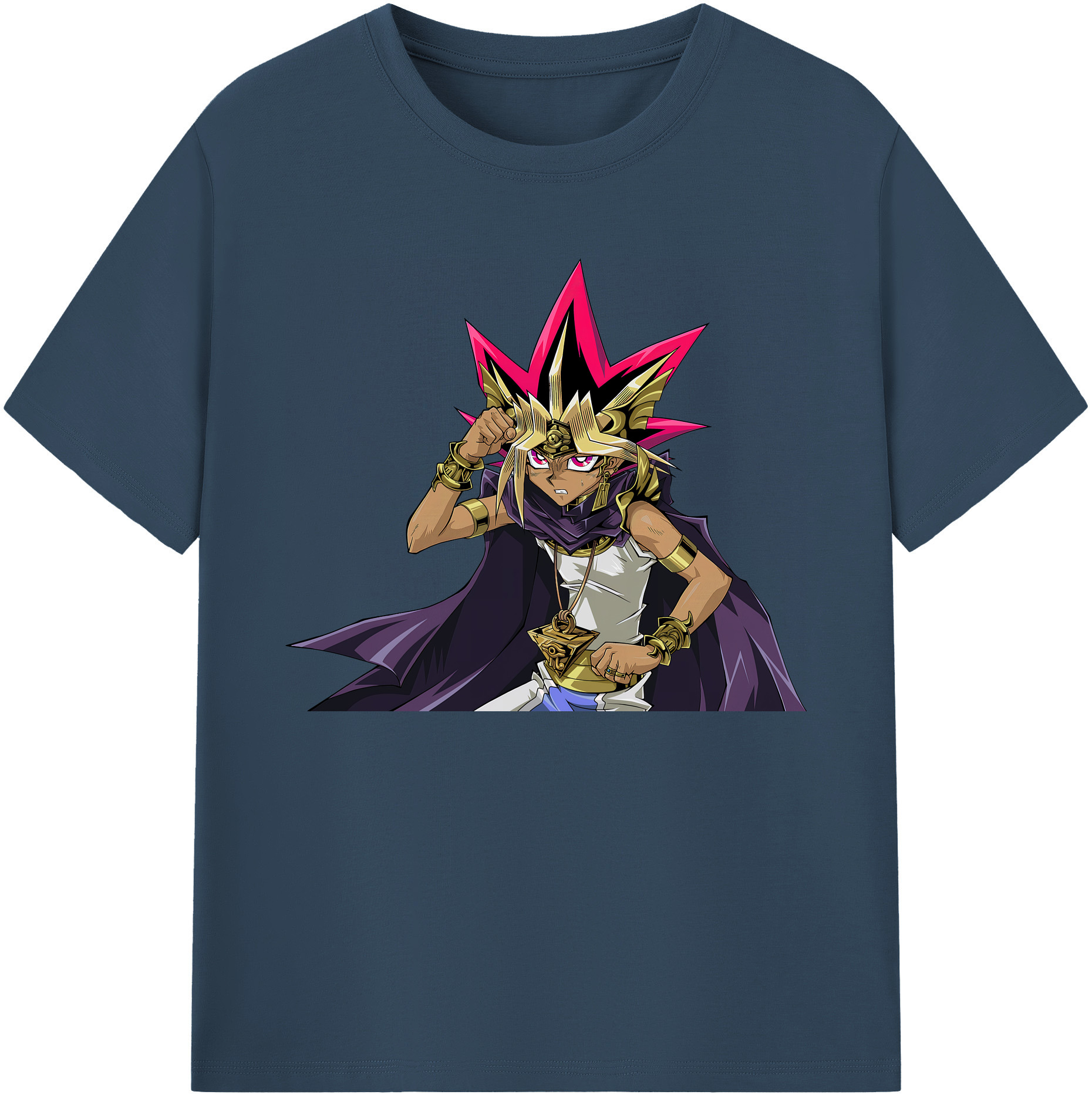（画像用） 遊☆戯☆王 Yu-Gi-Oh! 綿100％ メンズ半袖Tシャツ｜肌触りやわらか＆通気性