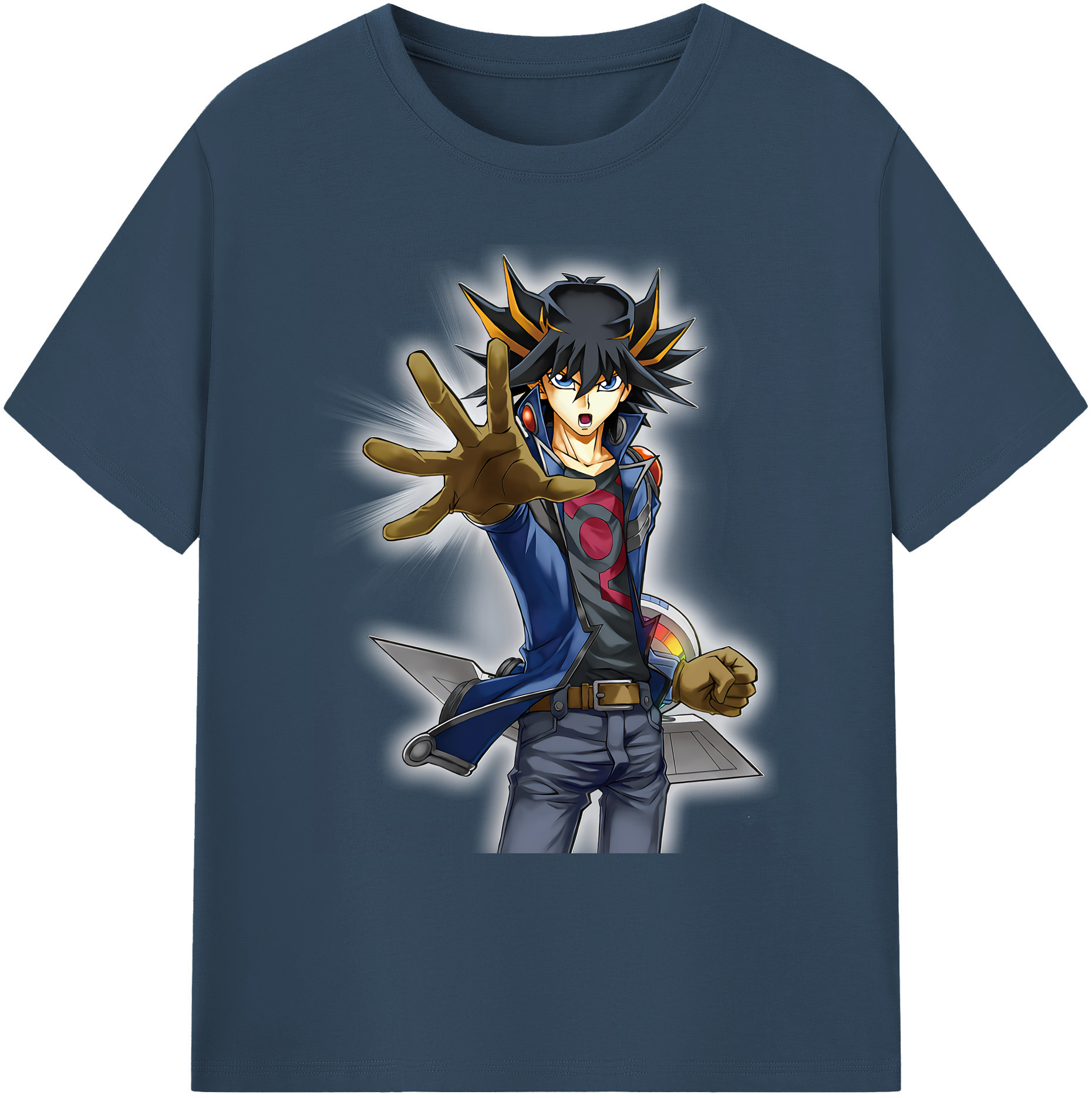（画像用） 遊☆戯☆王 Yu-Gi-Oh! 綿100％ メンズ半袖Tシャツ｜肌触りやわらか＆通気性