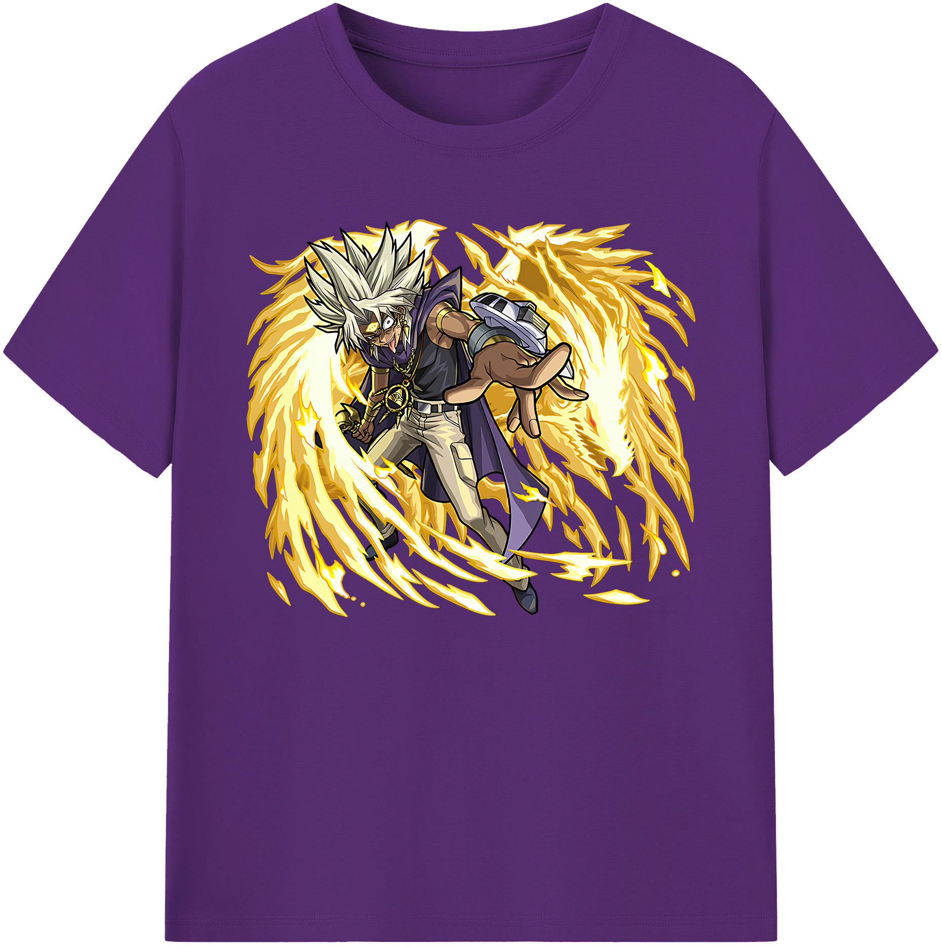 （画像用） 遊☆戯☆王 Yu-Gi-Oh! 綿100％ メンズ半袖Tシャツ｜肌触りやわらか＆通気性