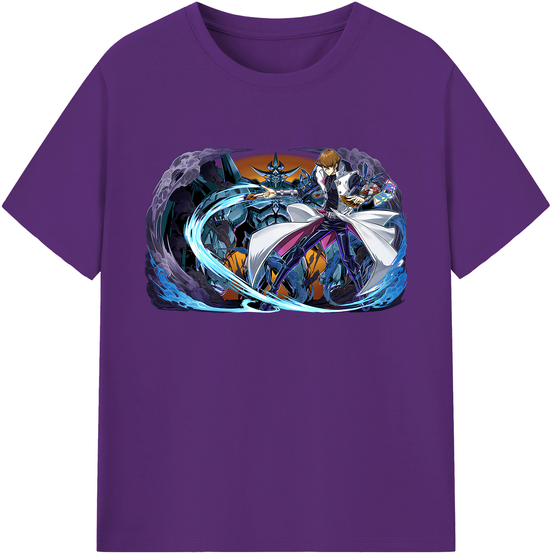 （画像用） 遊☆戯☆王 Yu-Gi-Oh! 綿100％ メンズ半袖Tシャツ｜肌触りやわらか＆通気性