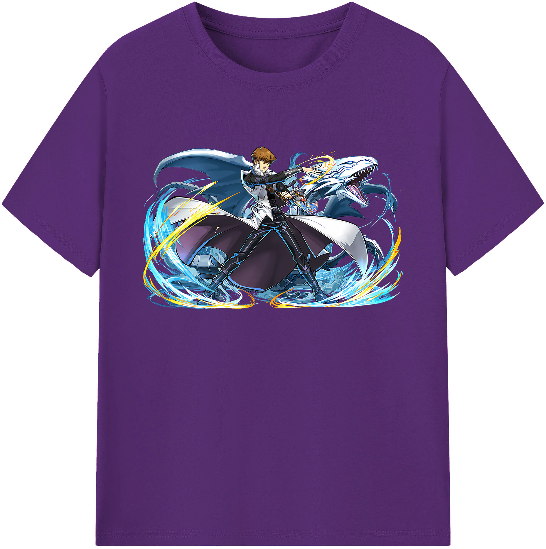 （画像用） 遊☆戯☆王 Yu-Gi-Oh! 綿100％ メンズ半袖Tシャツ｜肌触りやわらか＆通気性