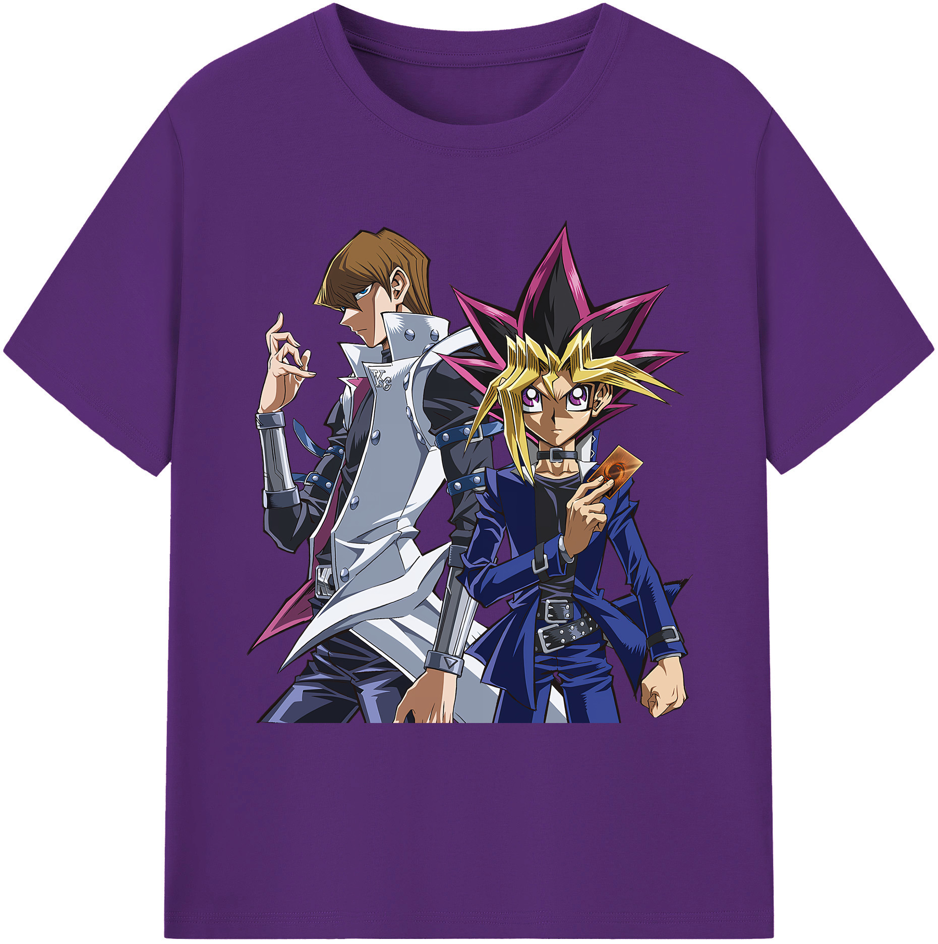 （画像用） 遊☆戯☆王 Yu-Gi-Oh! 綿100％ メンズ半袖Tシャツ｜肌触りやわらか＆通気性