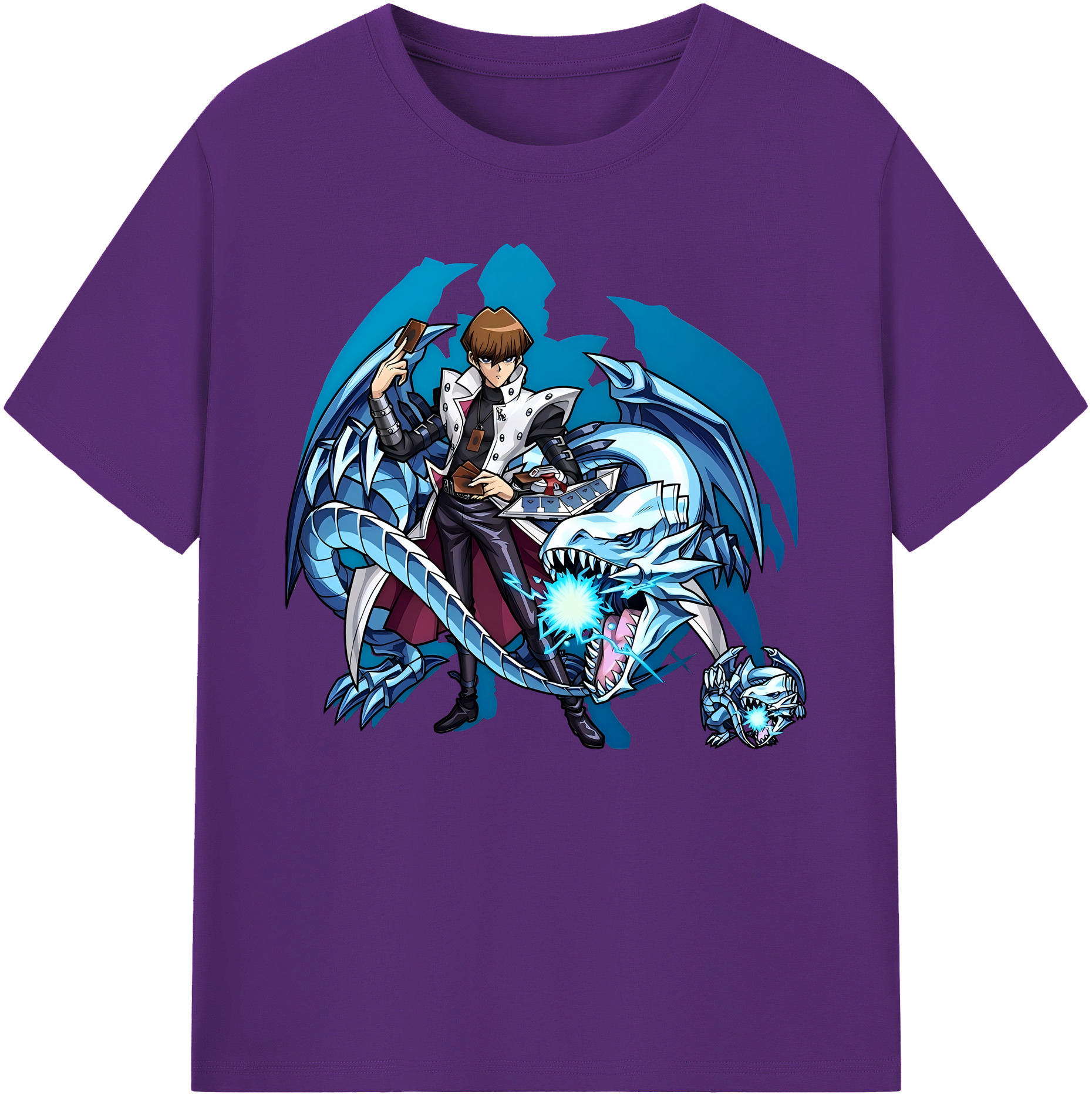 （画像用） 遊☆戯☆王 Yu-Gi-Oh! 綿100％ メンズ半袖Tシャツ｜肌触りやわらか＆通気性