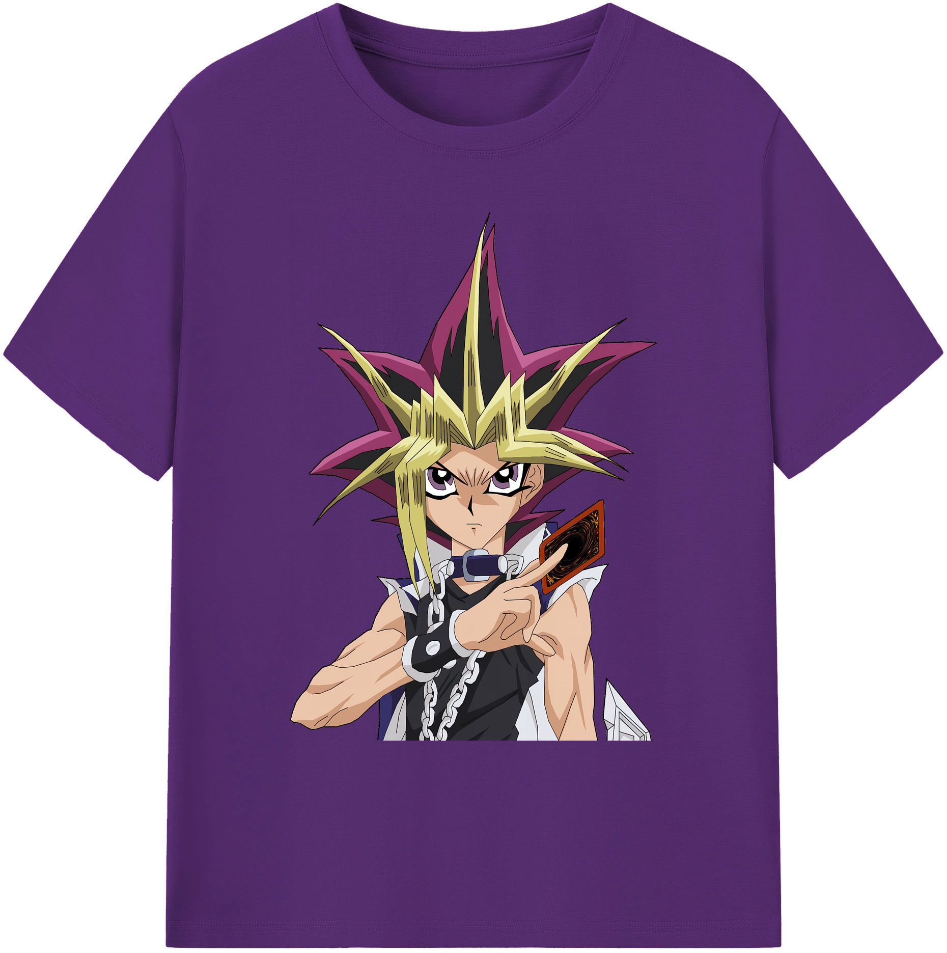 （画像用） 遊☆戯☆王 Yu-Gi-Oh! 綿100％ メンズ半袖Tシャツ｜肌触りやわらか＆通気性