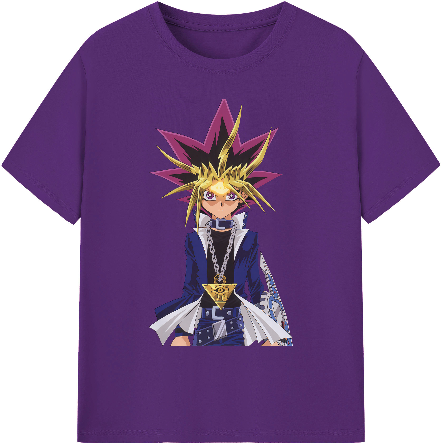 （画像用） 遊☆戯☆王 Yu-Gi-Oh! 綿100％ メンズ半袖Tシャツ｜肌触りやわらか＆通気性