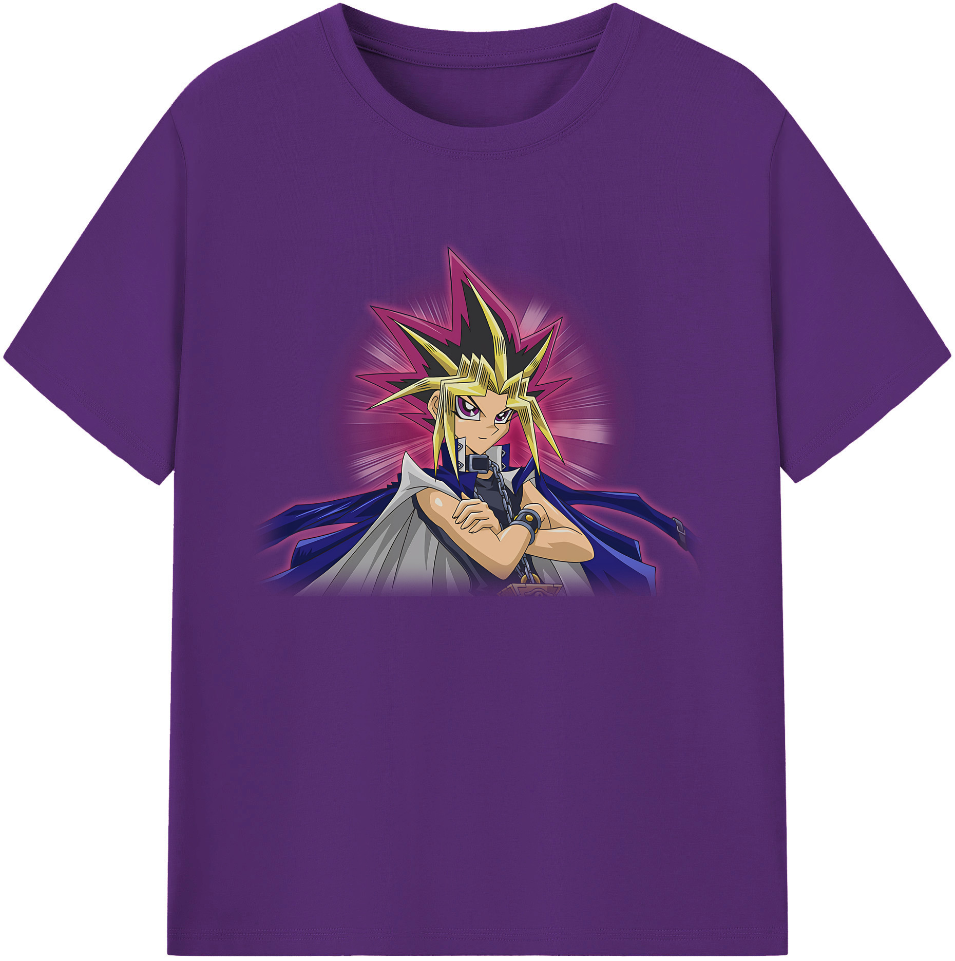 （画像用） 遊☆戯☆王 Yu-Gi-Oh! 綿100％ メンズ半袖Tシャツ｜肌触りやわらか＆通気性