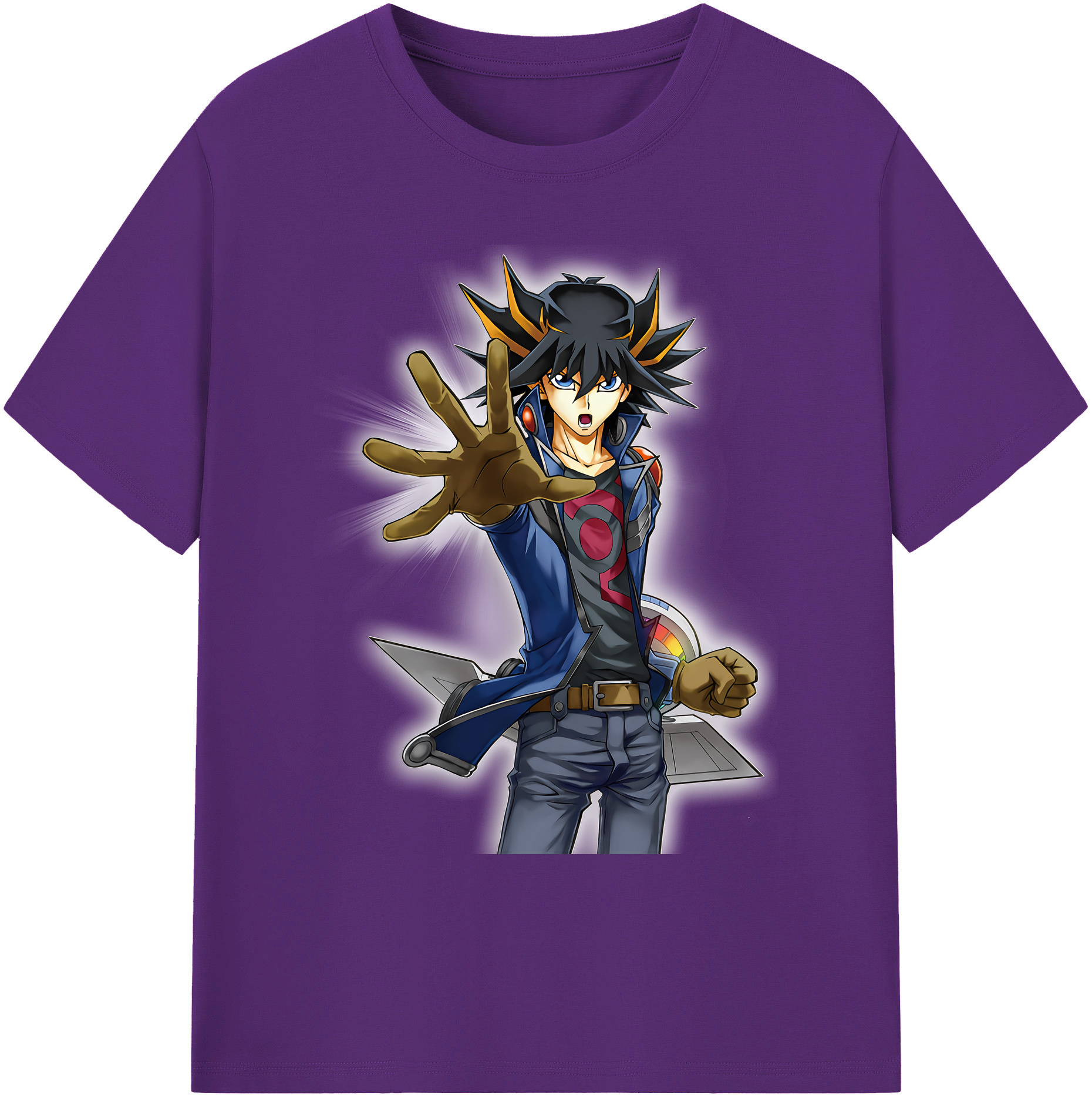 （画像用） 遊☆戯☆王 Yu-Gi-Oh! 綿100％ メンズ半袖Tシャツ｜肌触りやわらか＆通気性