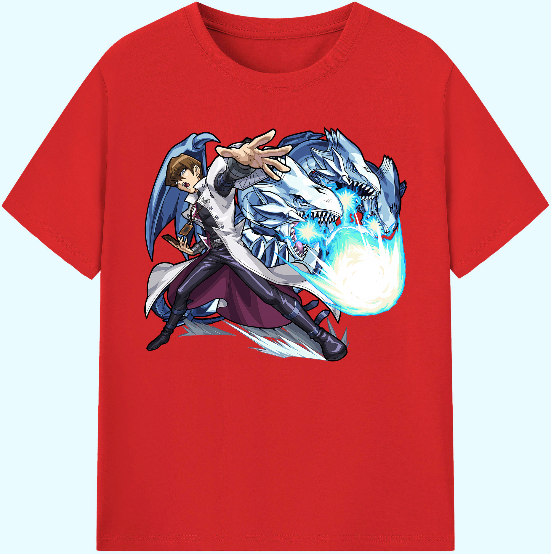 （画像用） 遊☆戯☆王 Yu-Gi-Oh! 綿100％ メンズ半袖Tシャツ｜肌触りやわらか＆通気性