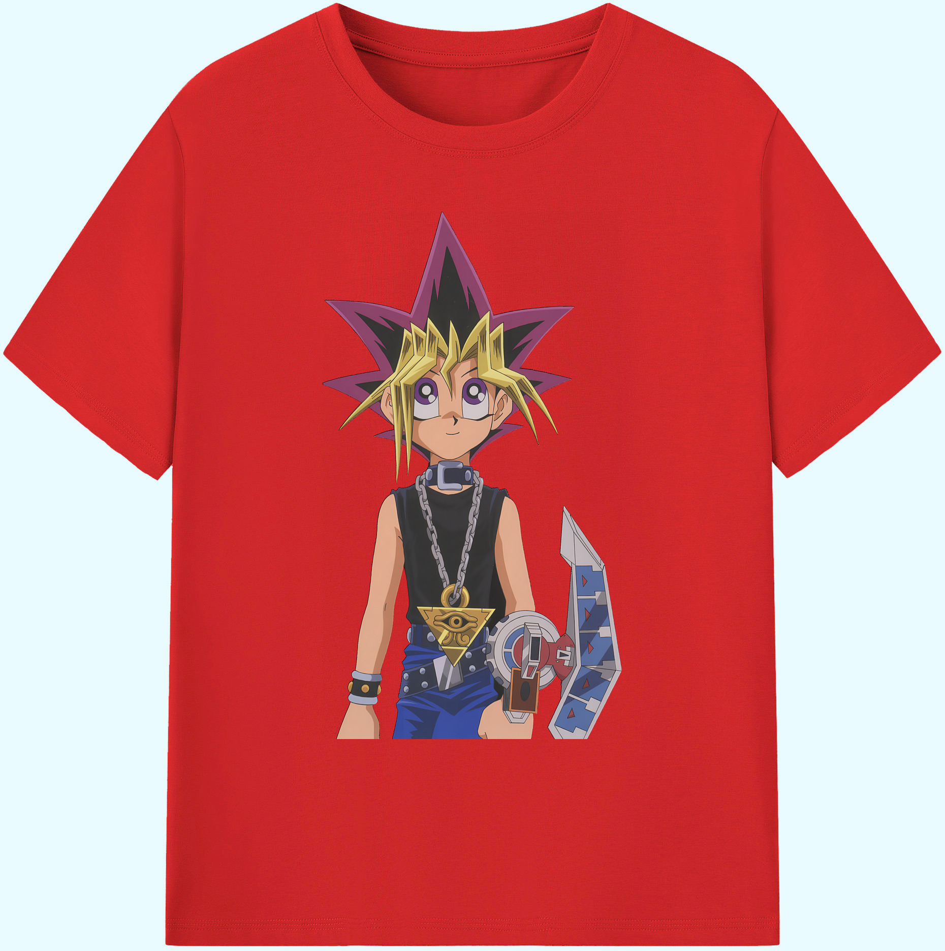 （画像用） 遊☆戯☆王 Yu-Gi-Oh! 綿100％ メンズ半袖Tシャツ｜肌触りやわらか＆通気性