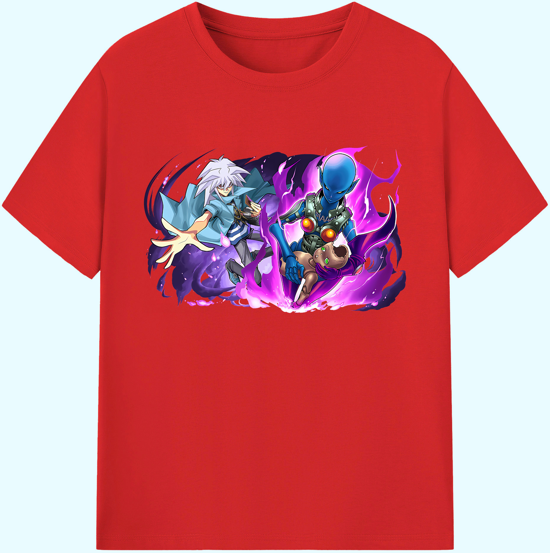 （画像用） 遊☆戯☆王 Yu-Gi-Oh! 綿100％ メンズ半袖Tシャツ｜肌触りやわらか＆通気性