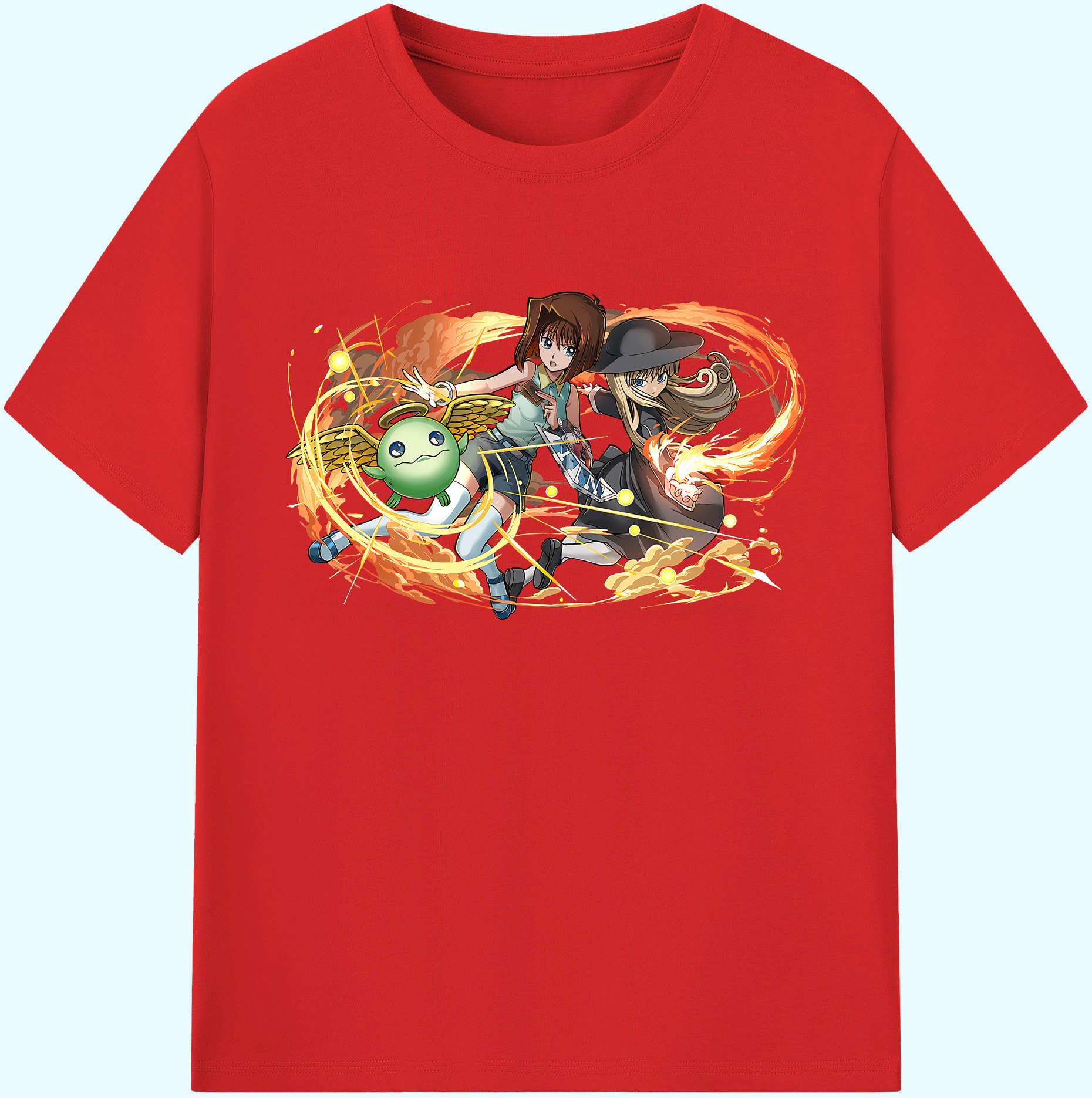 （画像用） 遊☆戯☆王 Yu-Gi-Oh! 綿100％ メンズ半袖Tシャツ｜肌触りやわらか＆通気性