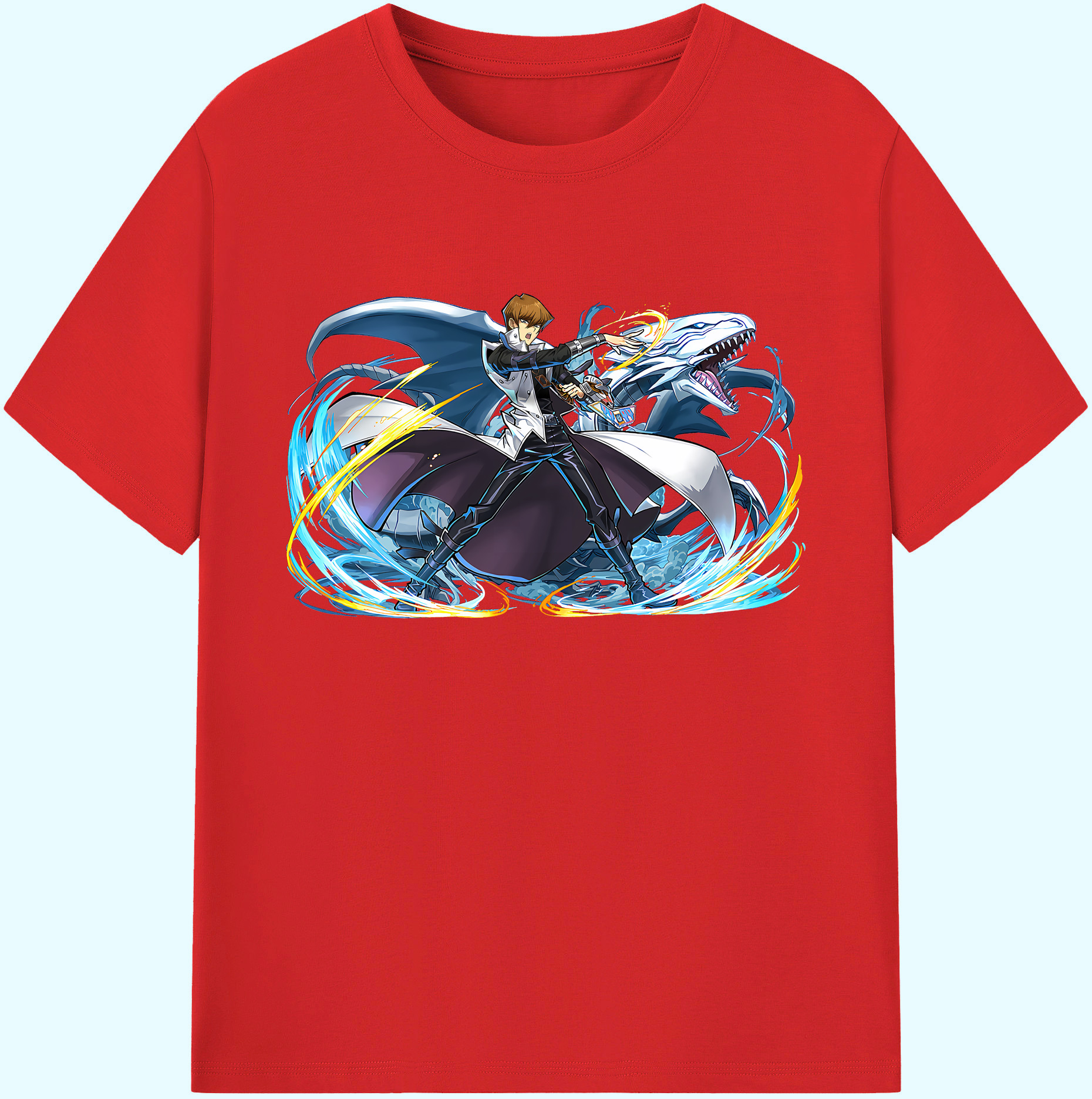 （画像用） 遊☆戯☆王 Yu-Gi-Oh! 綿100％ メンズ半袖Tシャツ｜肌触りやわらか＆通気性