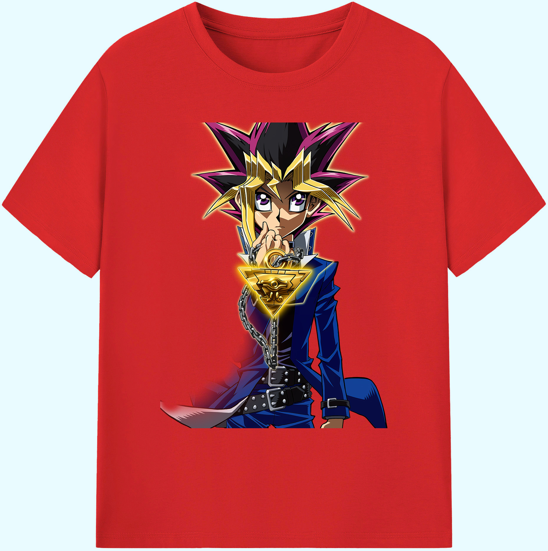（画像用） 遊☆戯☆王 Yu-Gi-Oh! 綿100％ メンズ半袖Tシャツ｜肌触りやわらか＆通気性