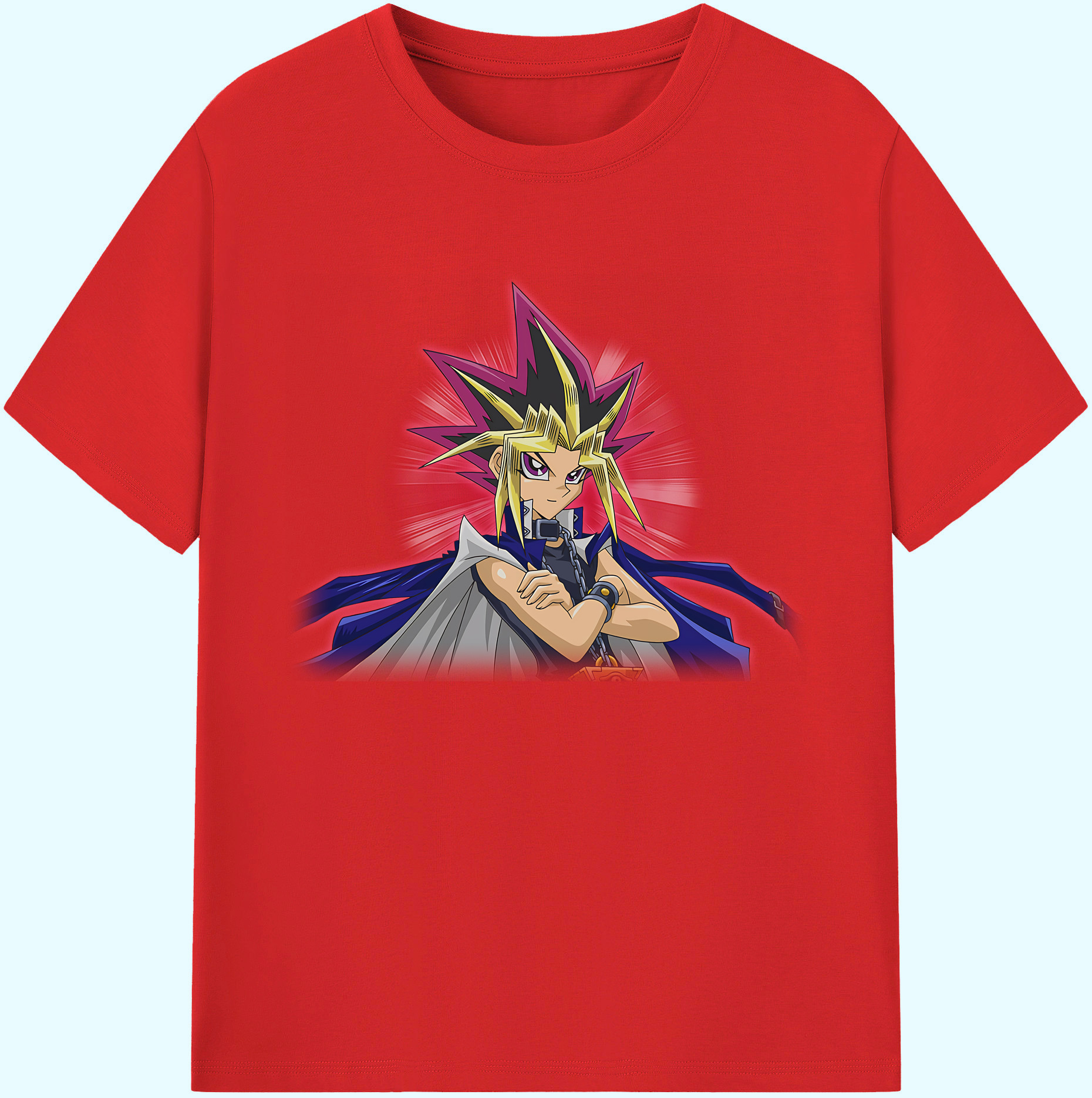 （画像用） 遊☆戯☆王 Yu-Gi-Oh! 綿100％ メンズ半袖Tシャツ｜肌触りやわらか＆通気性