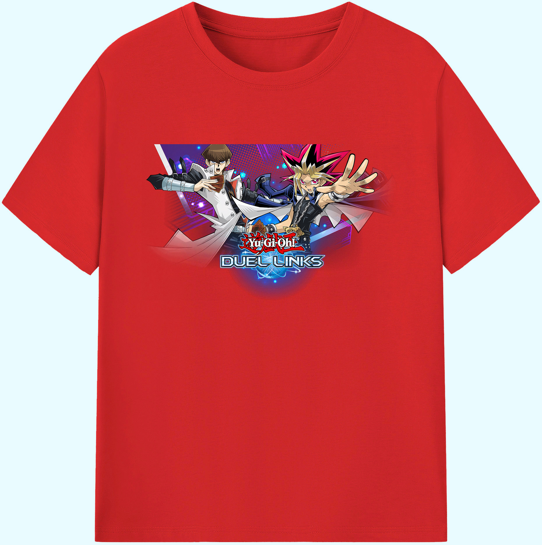 （画像用） 遊☆戯☆王 Yu-Gi-Oh! 綿100％ メンズ半袖Tシャツ｜肌触りやわらか＆通気性