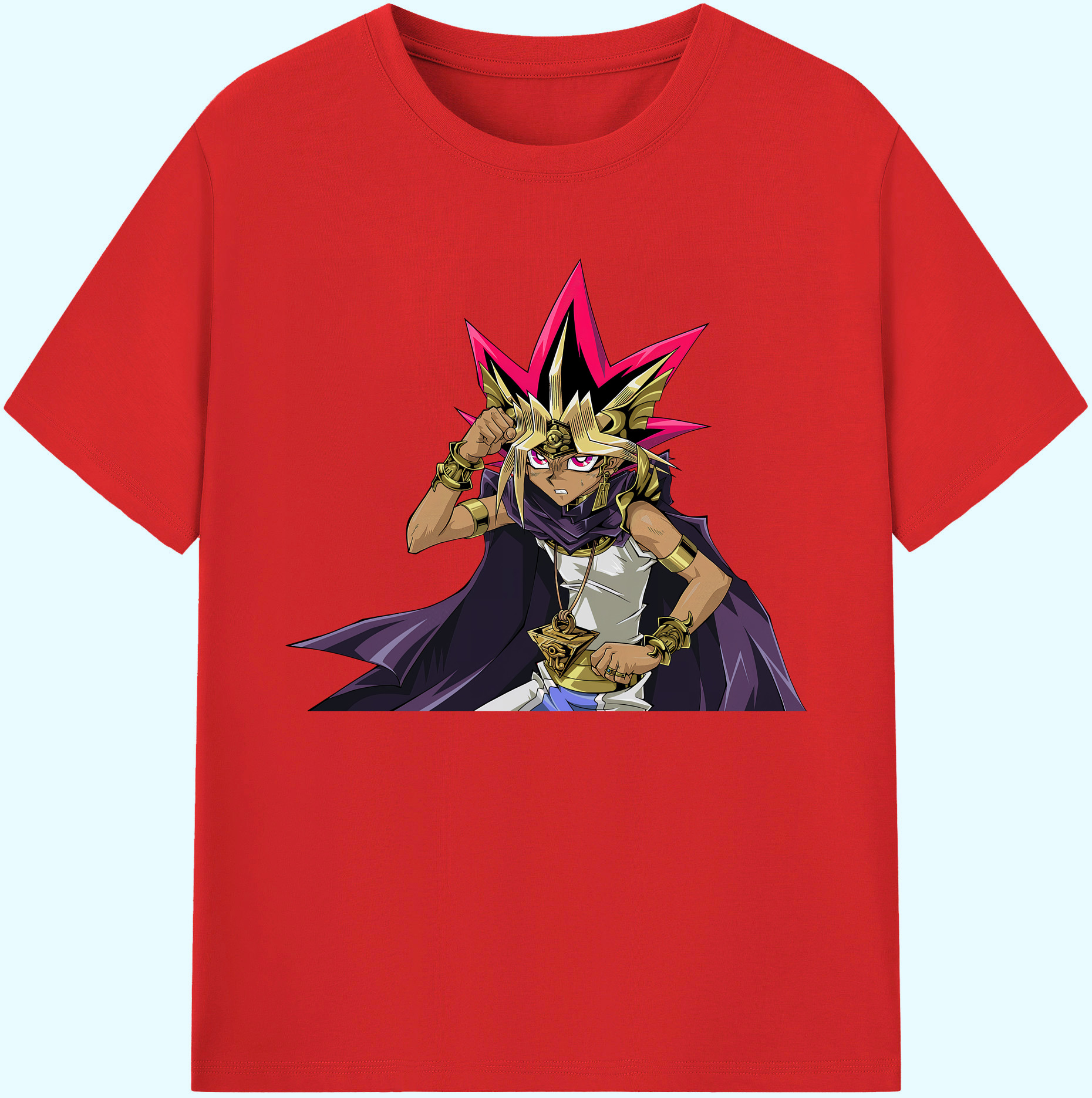 （画像用） 遊☆戯☆王 Yu-Gi-Oh! 綿100％ メンズ半袖Tシャツ｜肌触りやわらか＆通気性