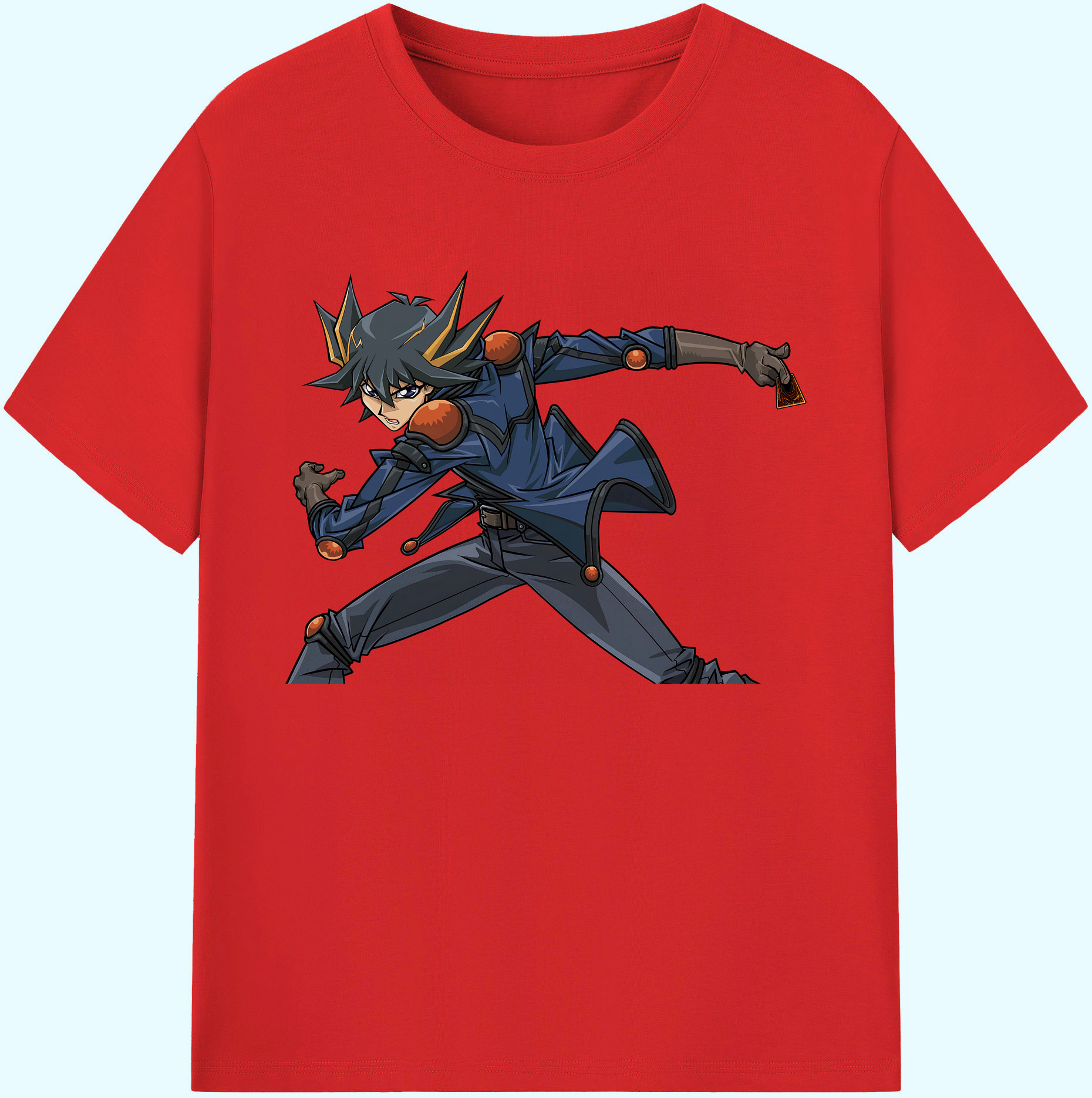 （画像用） 遊☆戯☆王 Yu-Gi-Oh! 綿100％ メンズ半袖Tシャツ｜肌触りやわらか＆通気性