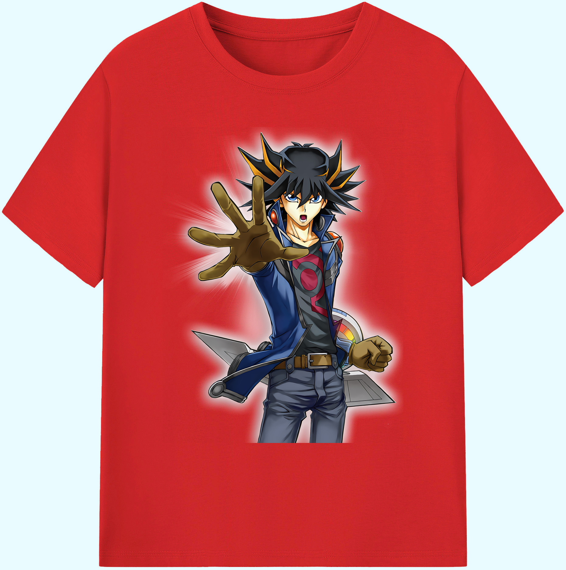 （画像用） 遊☆戯☆王 Yu-Gi-Oh! 綿100％ メンズ半袖Tシャツ｜肌触りやわらか＆通気性