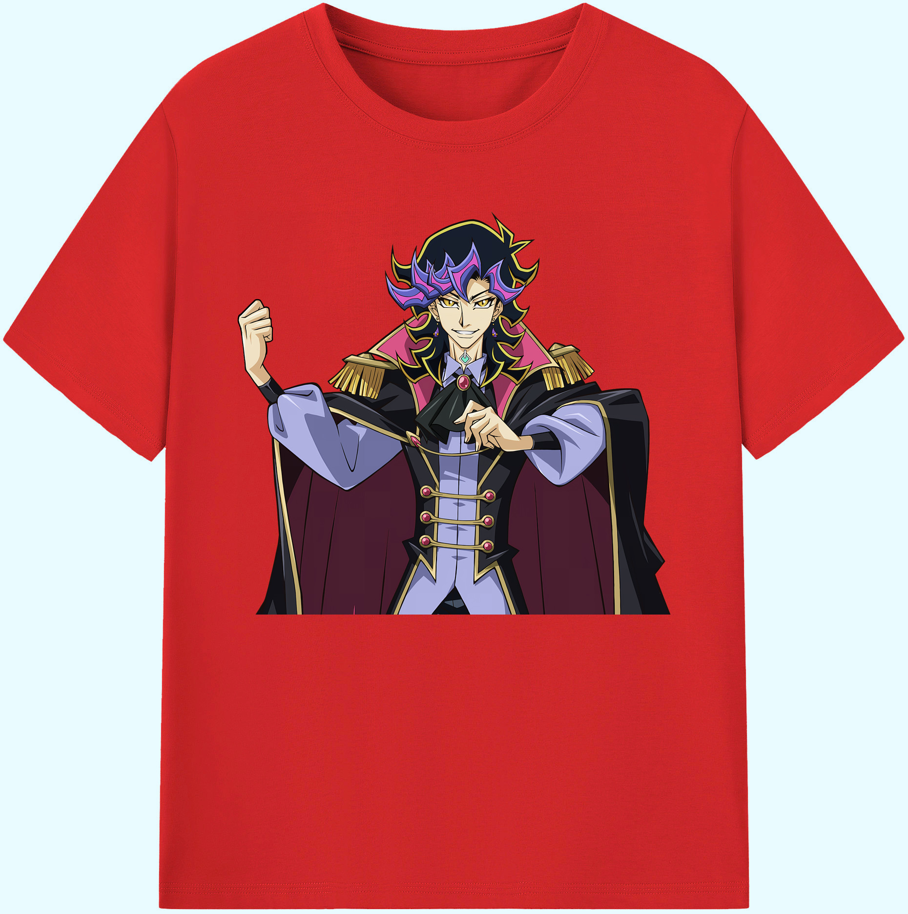 （画像用） 遊☆戯☆王 Yu-Gi-Oh! 綿100％ メンズ半袖Tシャツ｜肌触りやわらか＆通気性