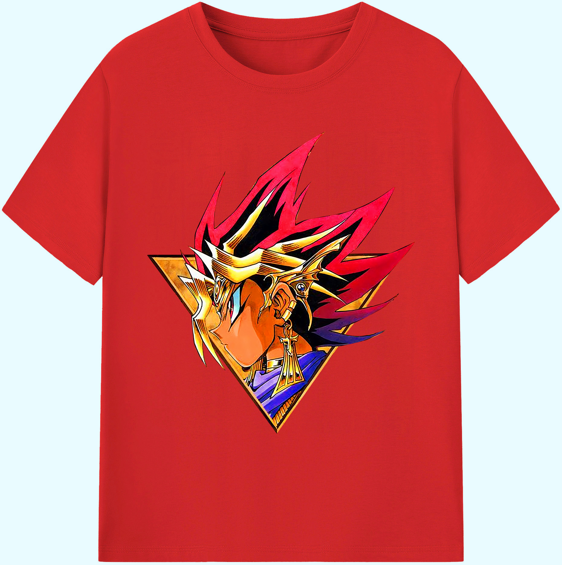 （画像用） 遊☆戯☆王 Yu-Gi-Oh! 綿100％ メンズ半袖Tシャツ｜肌触りやわらか＆通気性