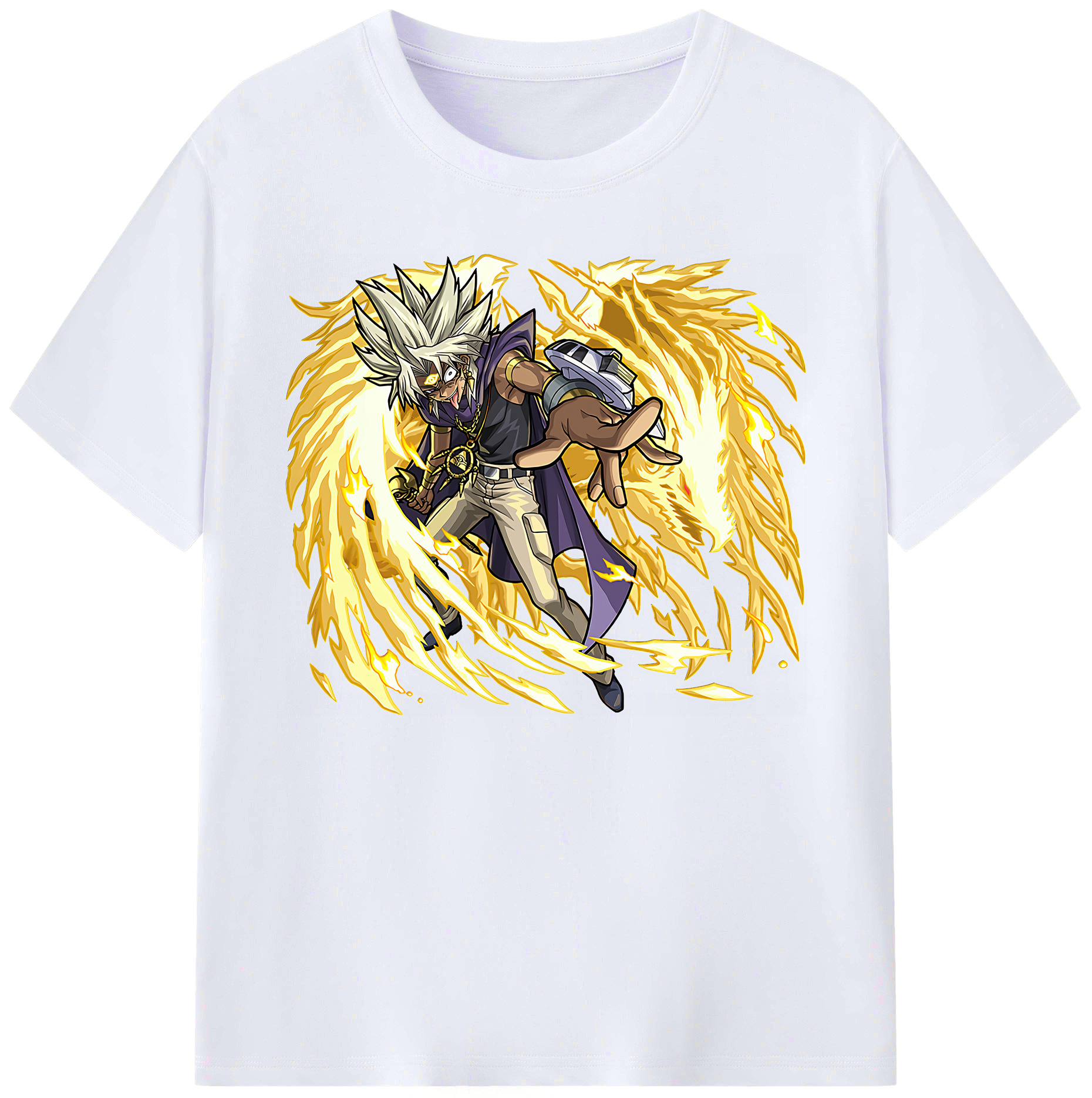 （画像用） 遊☆戯☆王 Yu-Gi-Oh! 綿100％ メンズ半袖Tシャツ｜肌触りやわらか＆通気性