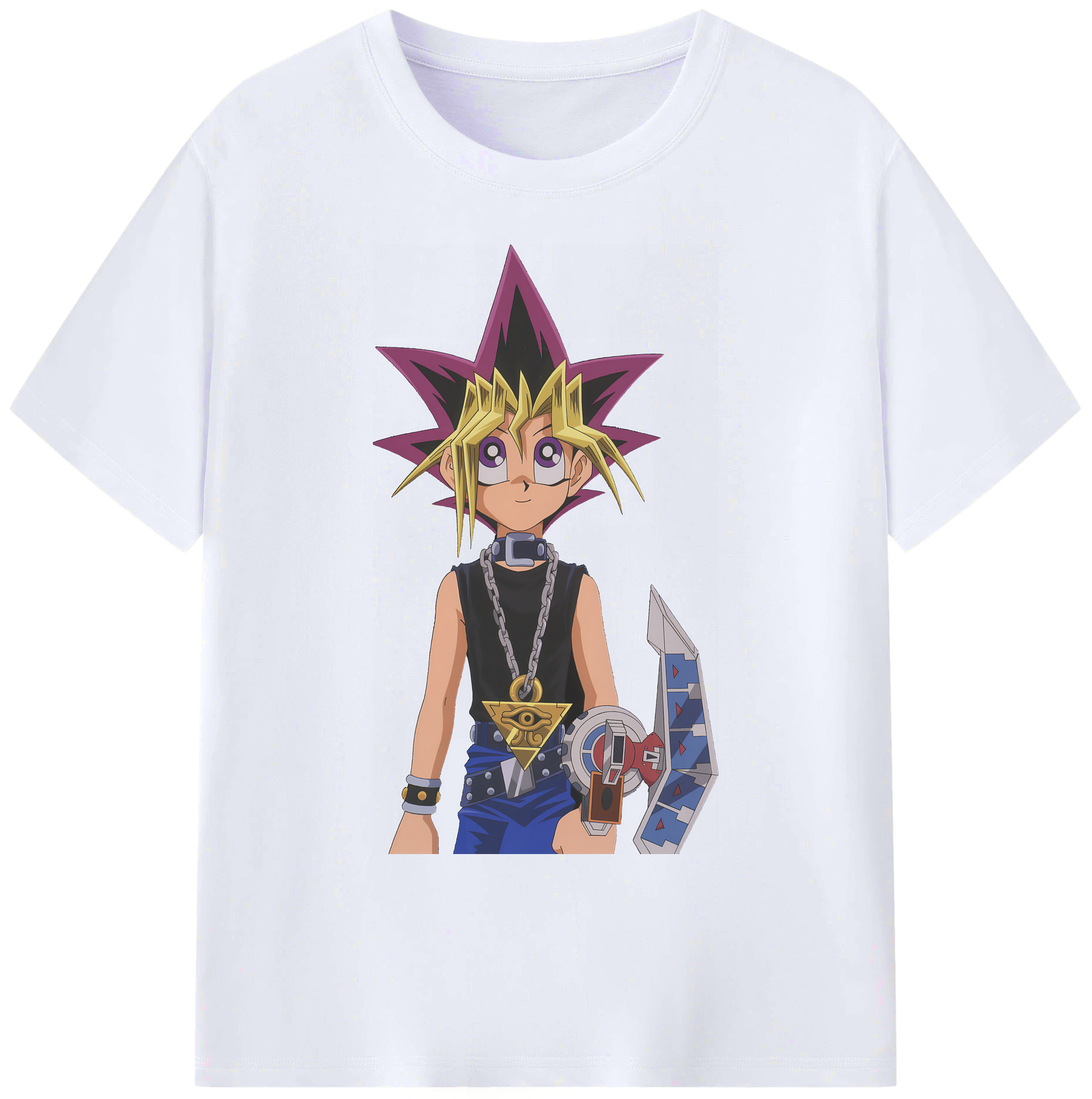 （画像用） 遊☆戯☆王 Yu-Gi-Oh! 綿100％ メンズ半袖Tシャツ｜肌触りやわらか＆通気性