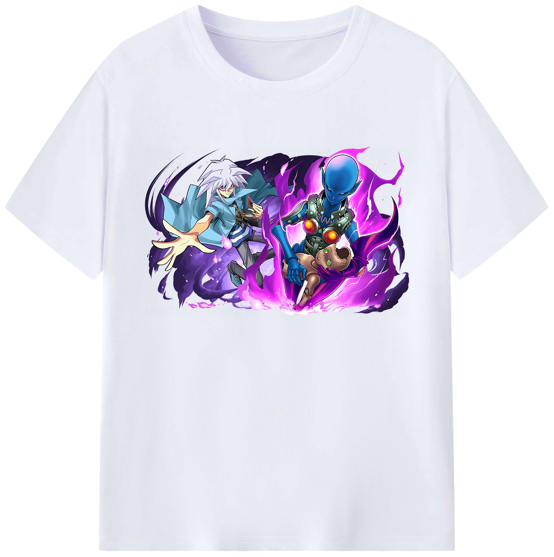 （画像用） 遊☆戯☆王 Yu-Gi-Oh! 綿100％ メンズ半袖Tシャツ｜肌触りやわらか＆通気性