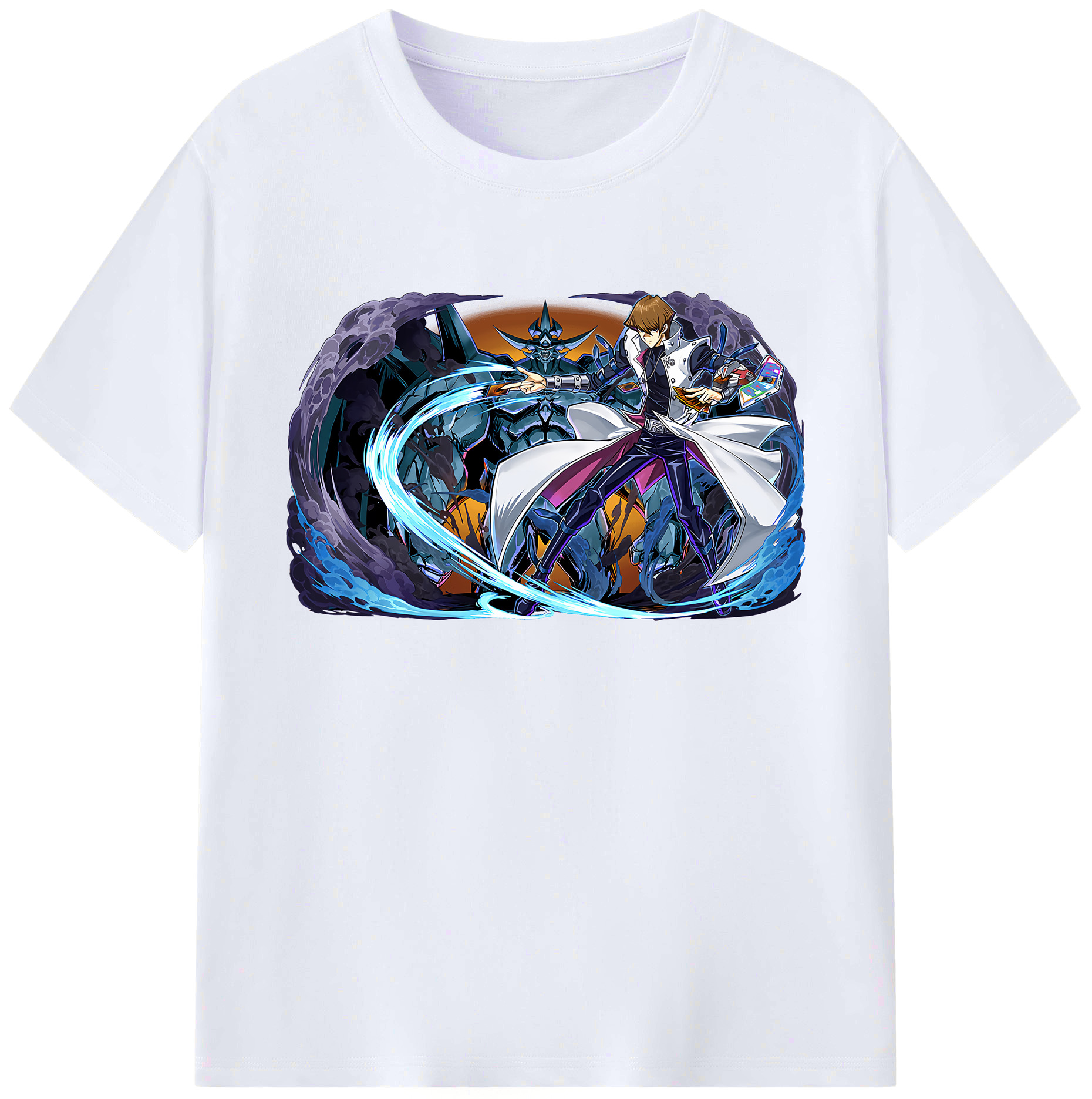 （画像用） 遊☆戯☆王 Yu-Gi-Oh! 綿100％ メンズ半袖Tシャツ｜肌触りやわらか＆通気性