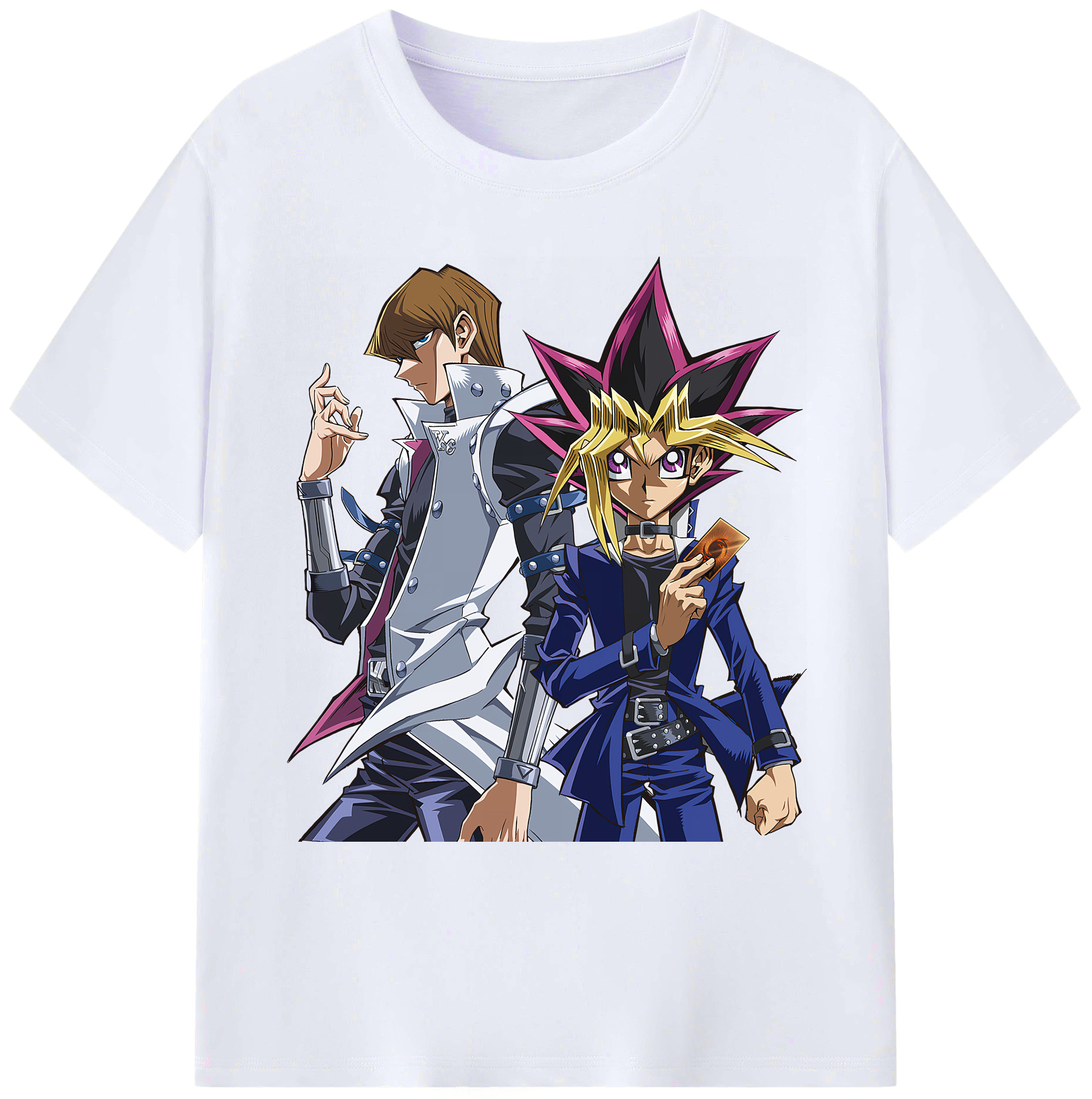 （画像用） 遊☆戯☆王 Yu-Gi-Oh! 綿100％ メンズ半袖Tシャツ｜肌触りやわらか＆通気性