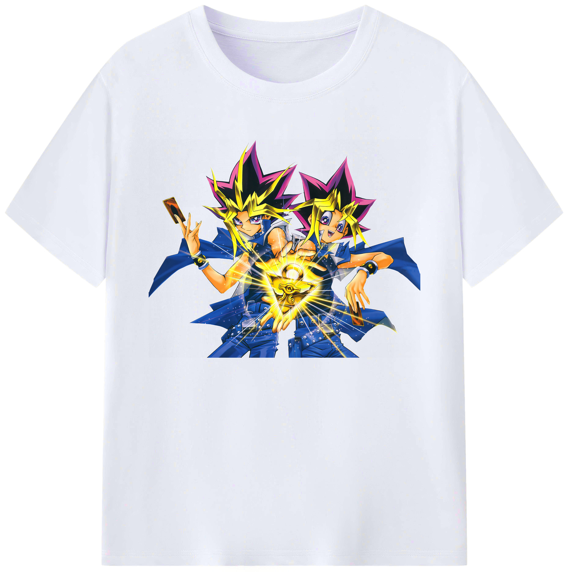 （画像用） 遊☆戯☆王 Yu-Gi-Oh! 綿100％ メンズ半袖Tシャツ｜肌触りやわらか＆通気性