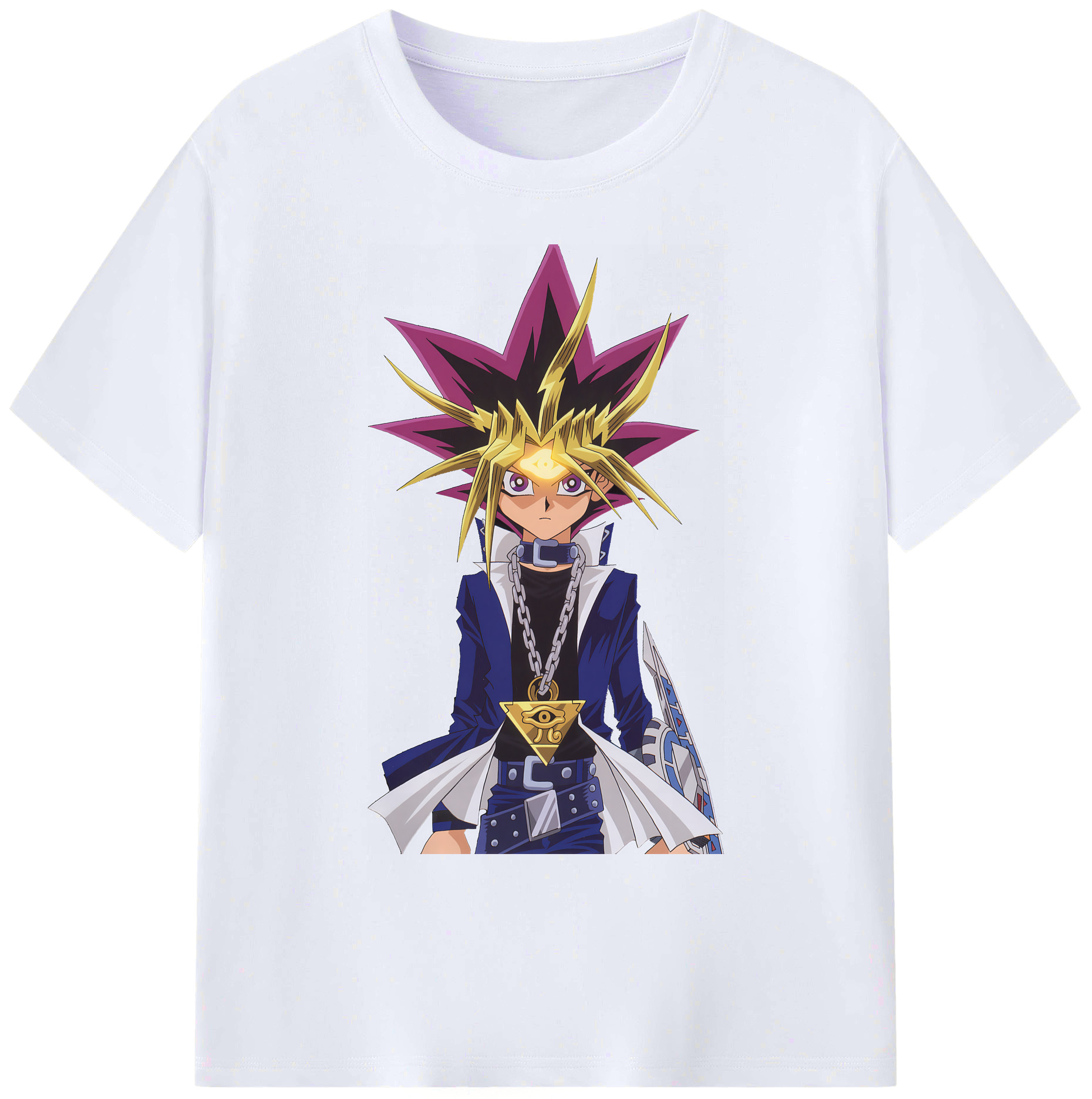 （画像用） 遊☆戯☆王 Yu-Gi-Oh! 綿100％ メンズ半袖Tシャツ｜肌触りやわらか＆通気性
