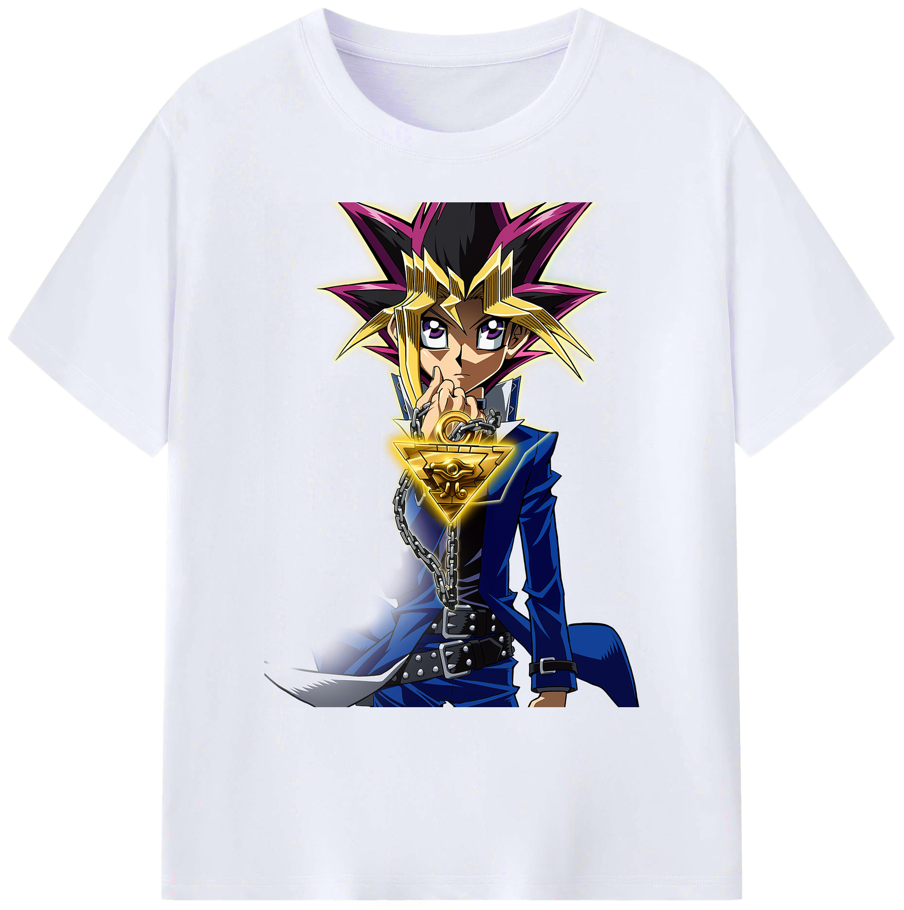 （画像用） 遊☆戯☆王 Yu-Gi-Oh! 綿100％ メンズ半袖Tシャツ｜肌触りやわらか＆通気性