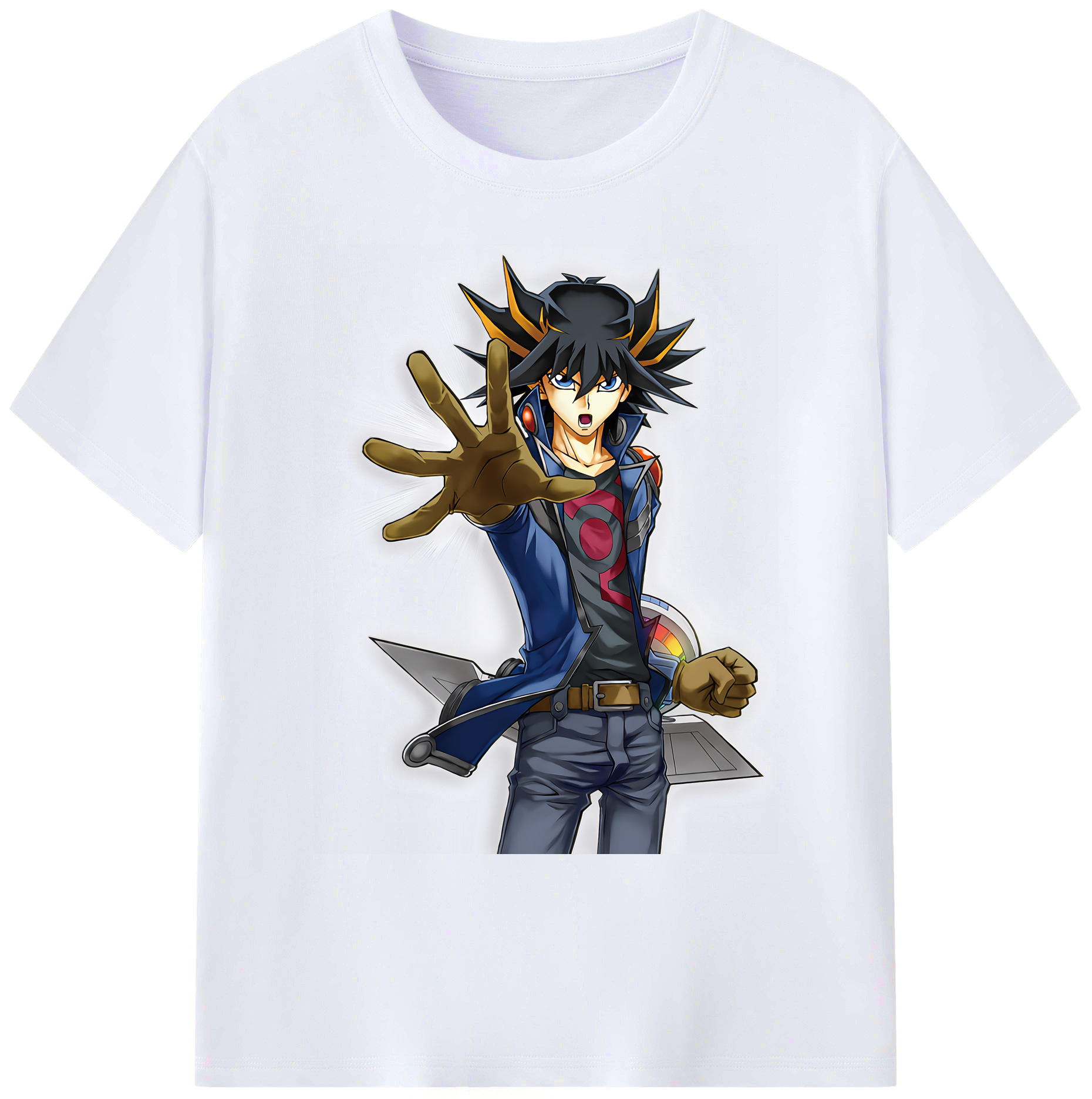 （画像用） 遊☆戯☆王 Yu-Gi-Oh! 綿100％ メンズ半袖Tシャツ｜肌触りやわらか＆通気性