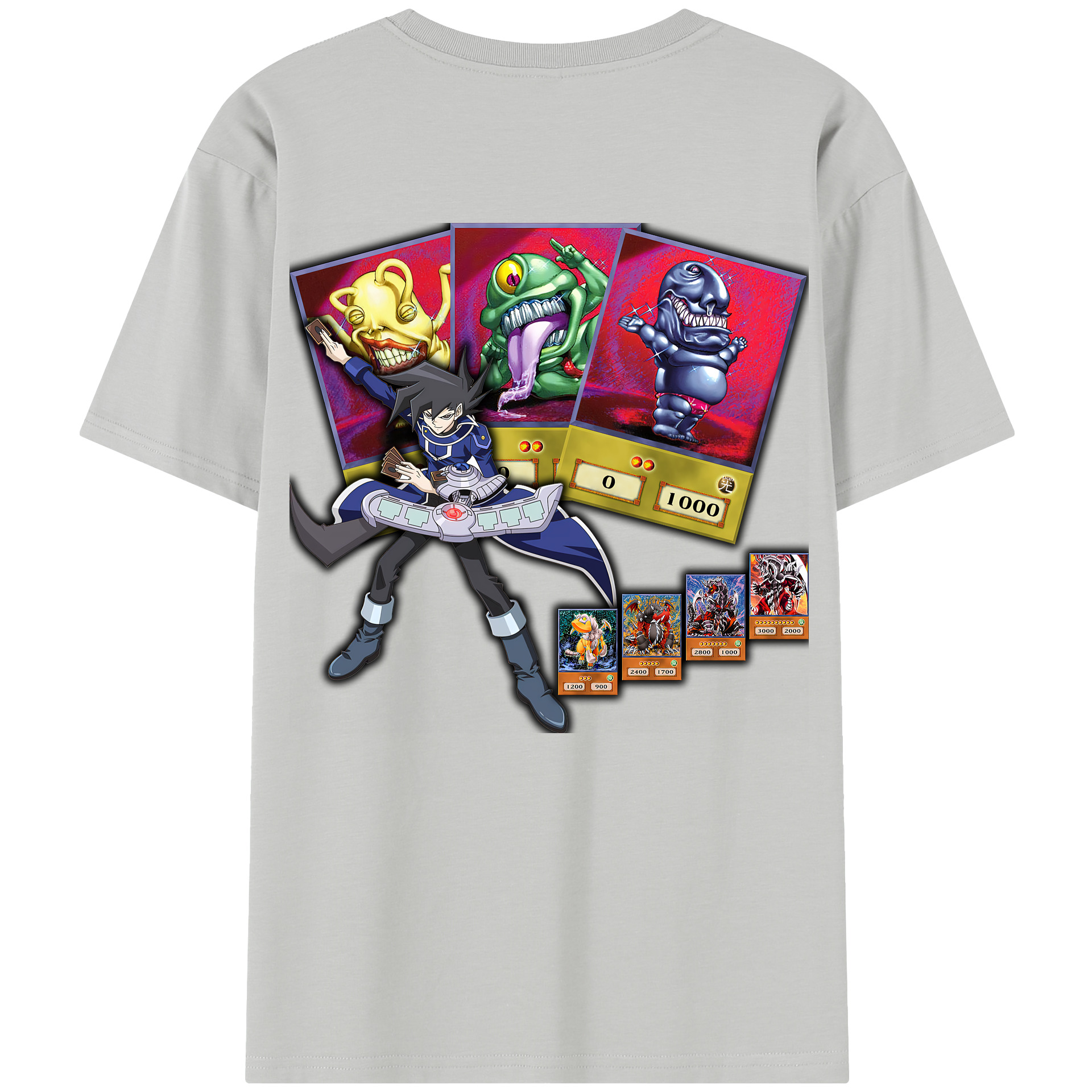 （画像用） 遊☆戯☆王 Yu-Gi-Oh! レディース半袖Tシャツ(バックプリント)
