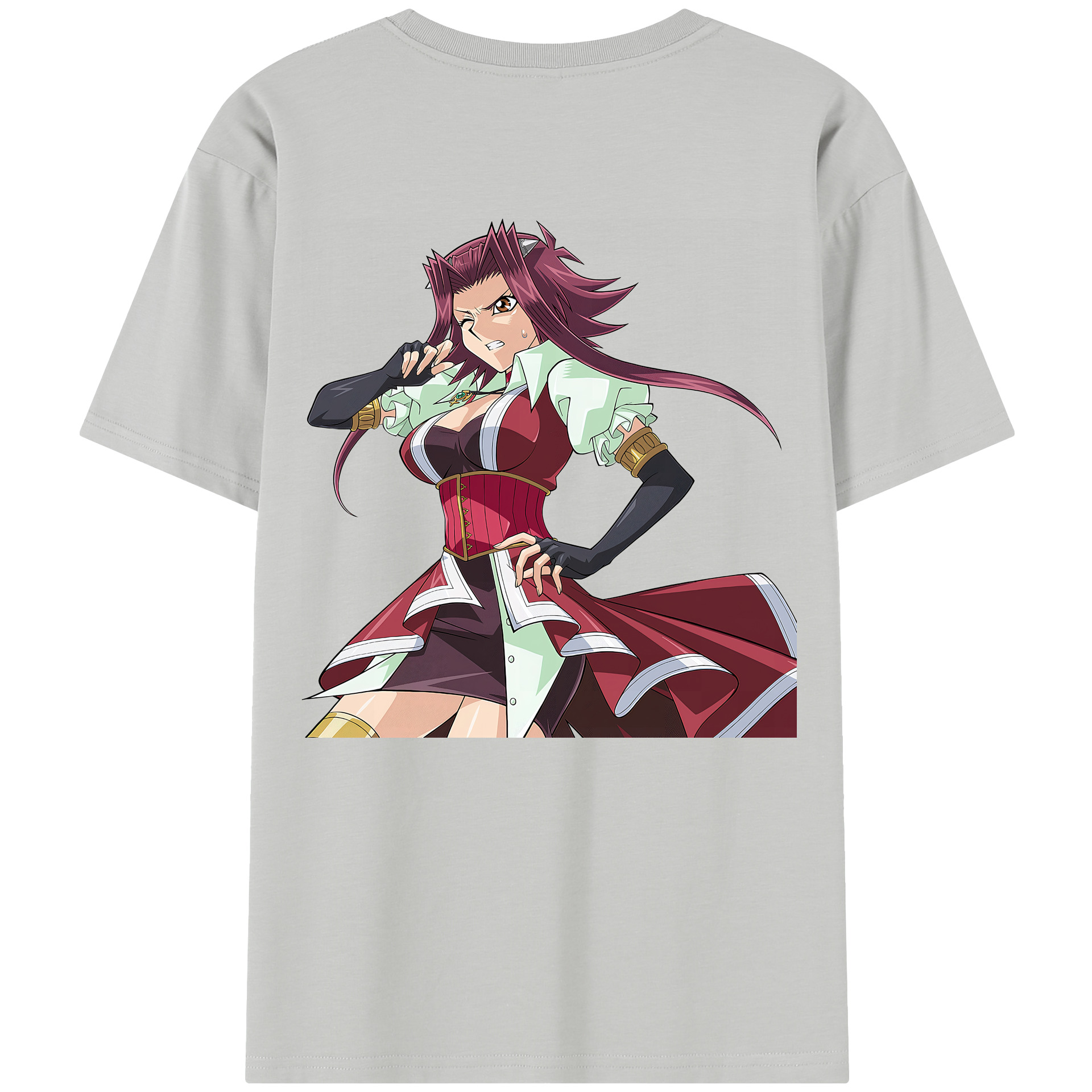 （画像用） 遊☆戯☆王 Yu-Gi-Oh! レディース半袖Tシャツ(バックプリント)