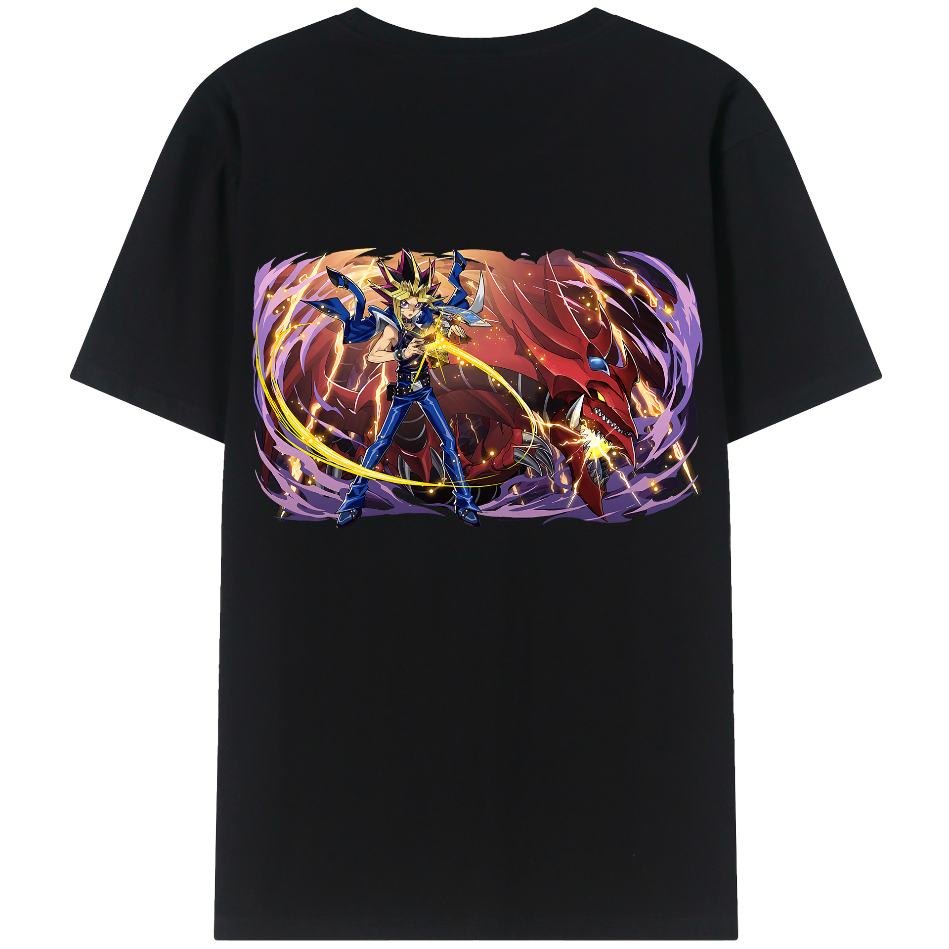 （画像用） 遊☆戯☆王 Yu-Gi-Oh! レディース半袖Tシャツ(バックプリント)