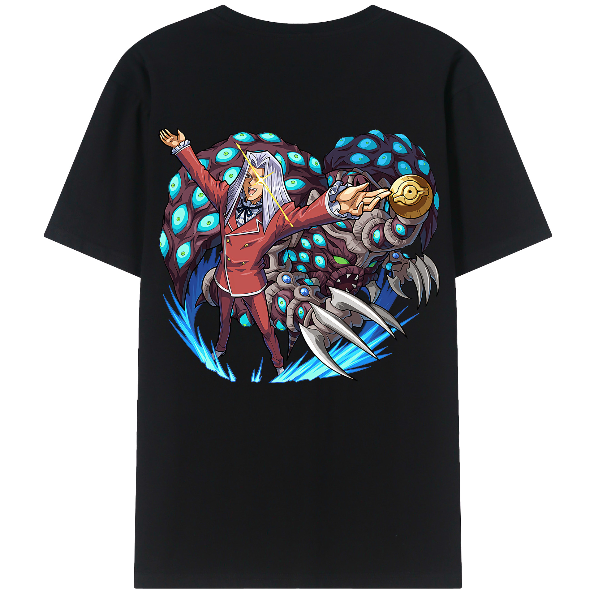 （画像用） 遊☆戯☆王 Yu-Gi-Oh! レディース半袖Tシャツ(バックプリント)