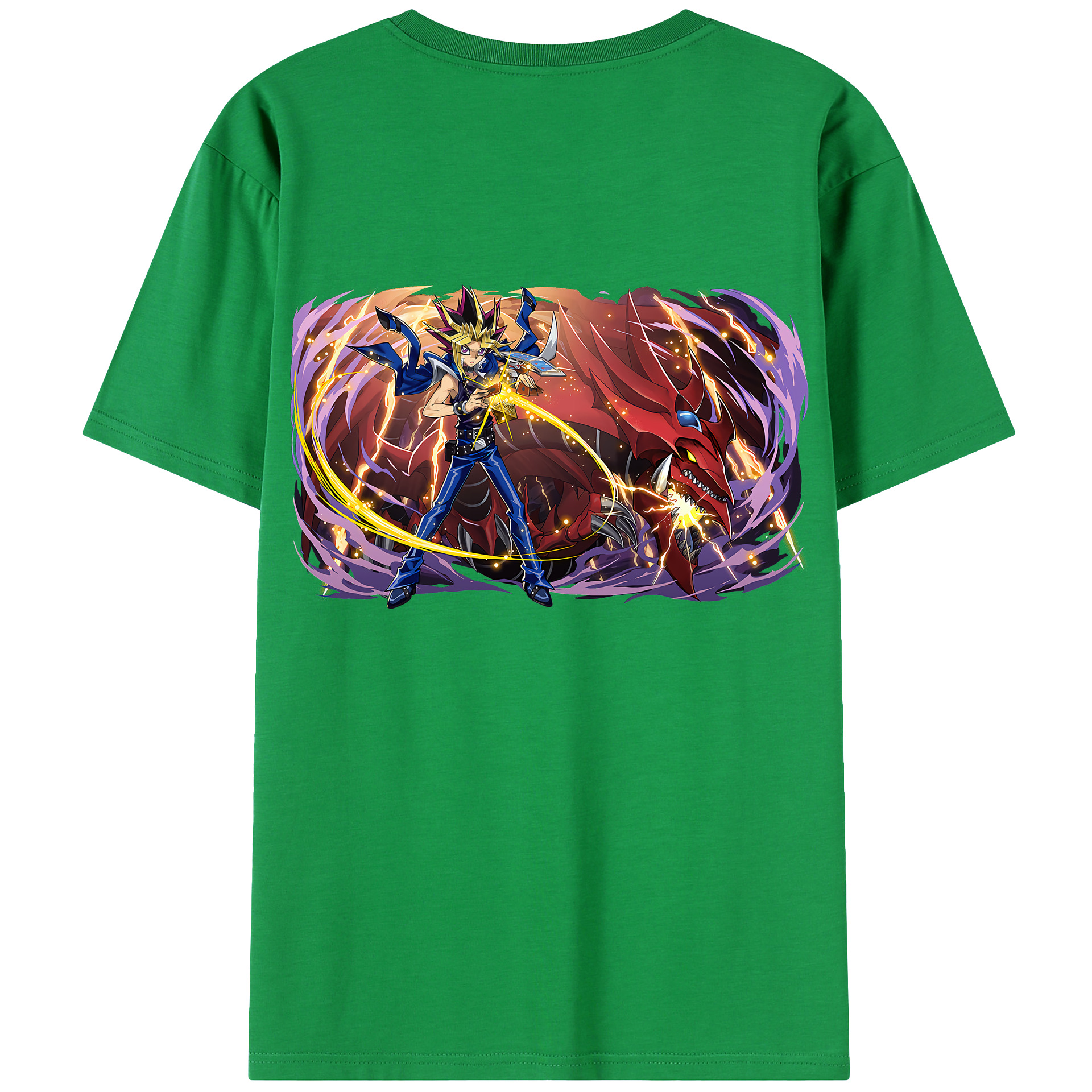 （画像用） 遊☆戯☆王 Yu-Gi-Oh! レディース半袖Tシャツ(バックプリント)