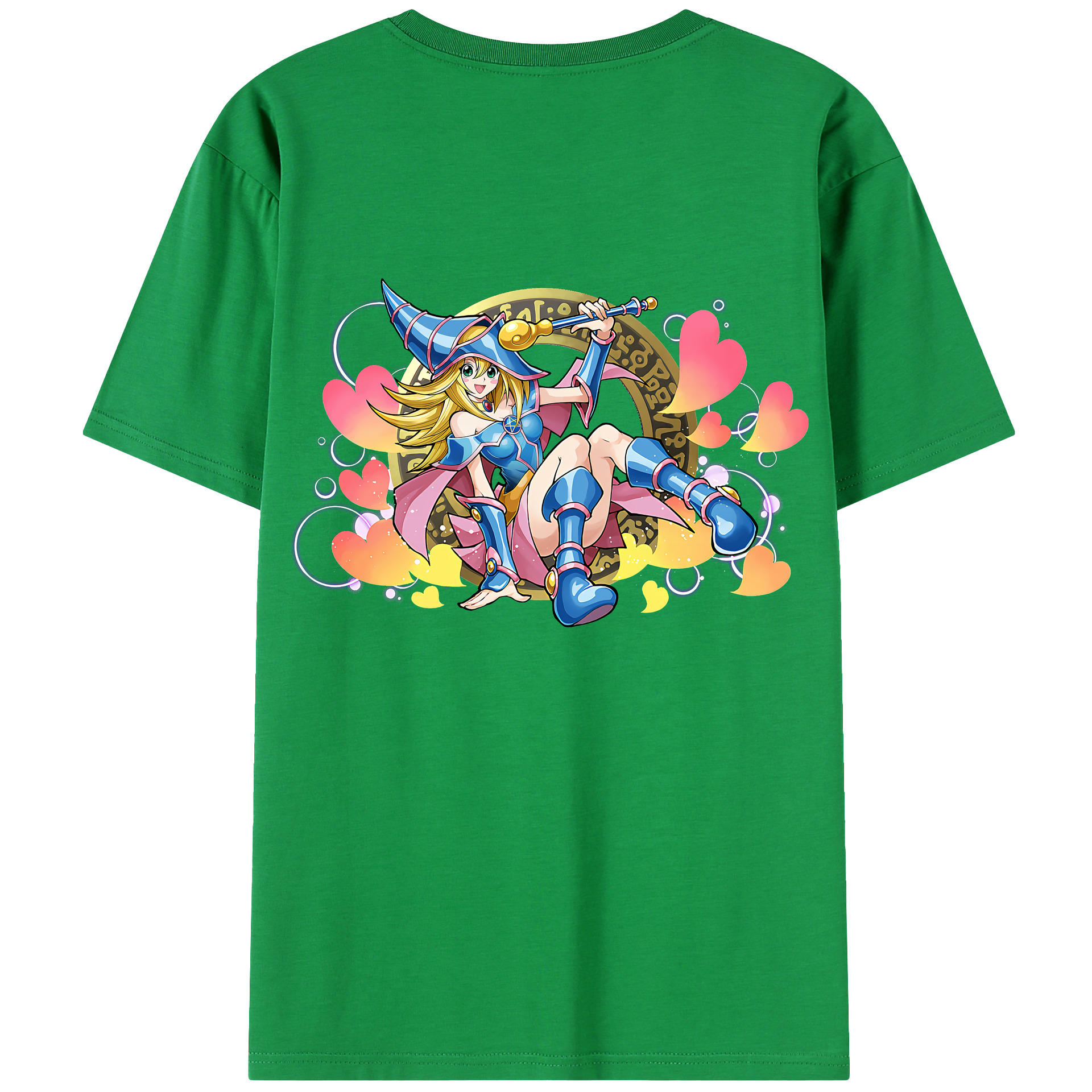 （画像用） 遊☆戯☆王 Yu-Gi-Oh! レディース半袖Tシャツ(バックプリント)